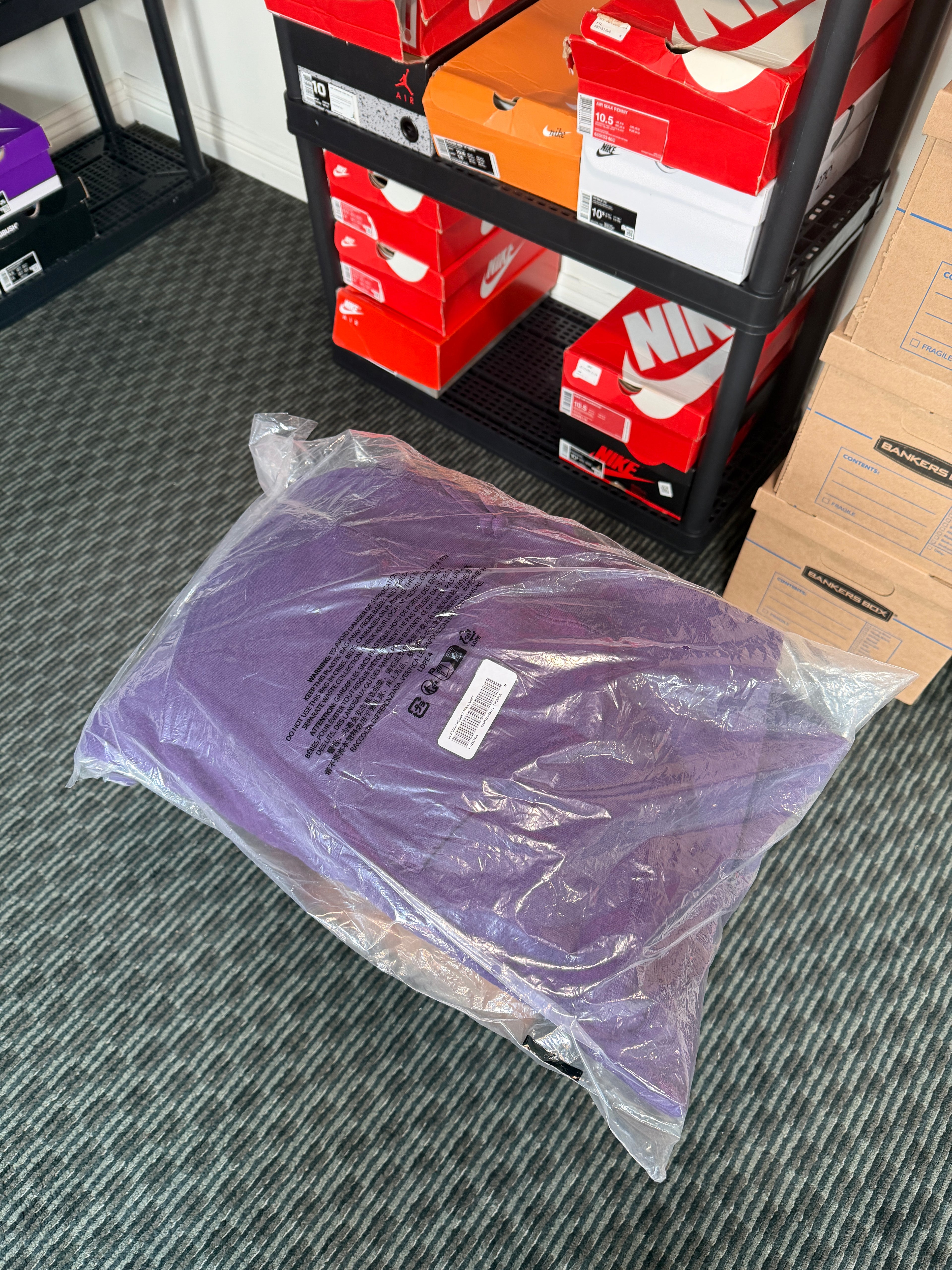 Supreme Box Logo Purple FW23