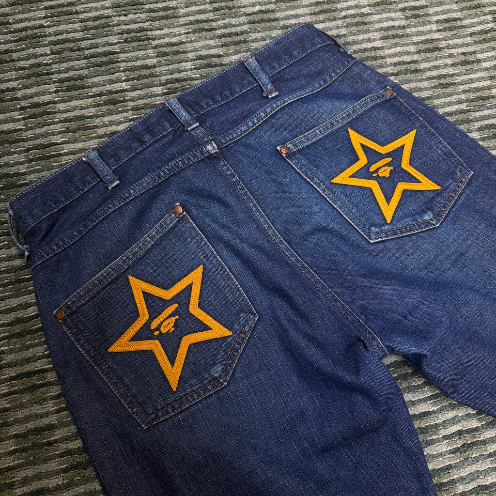 2000's Bape Head Star Denim