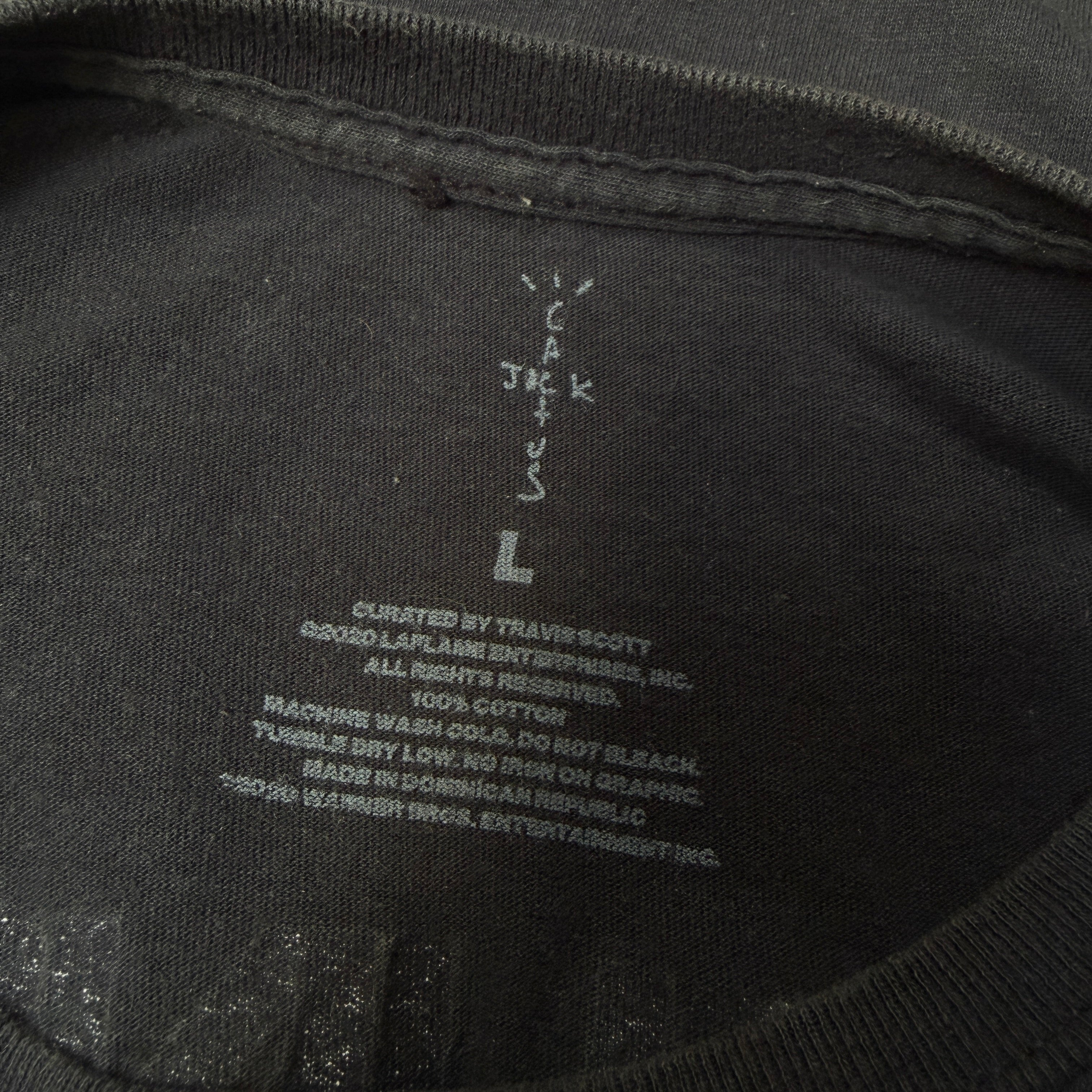 Travis Scott Tenet T-Shirt Black