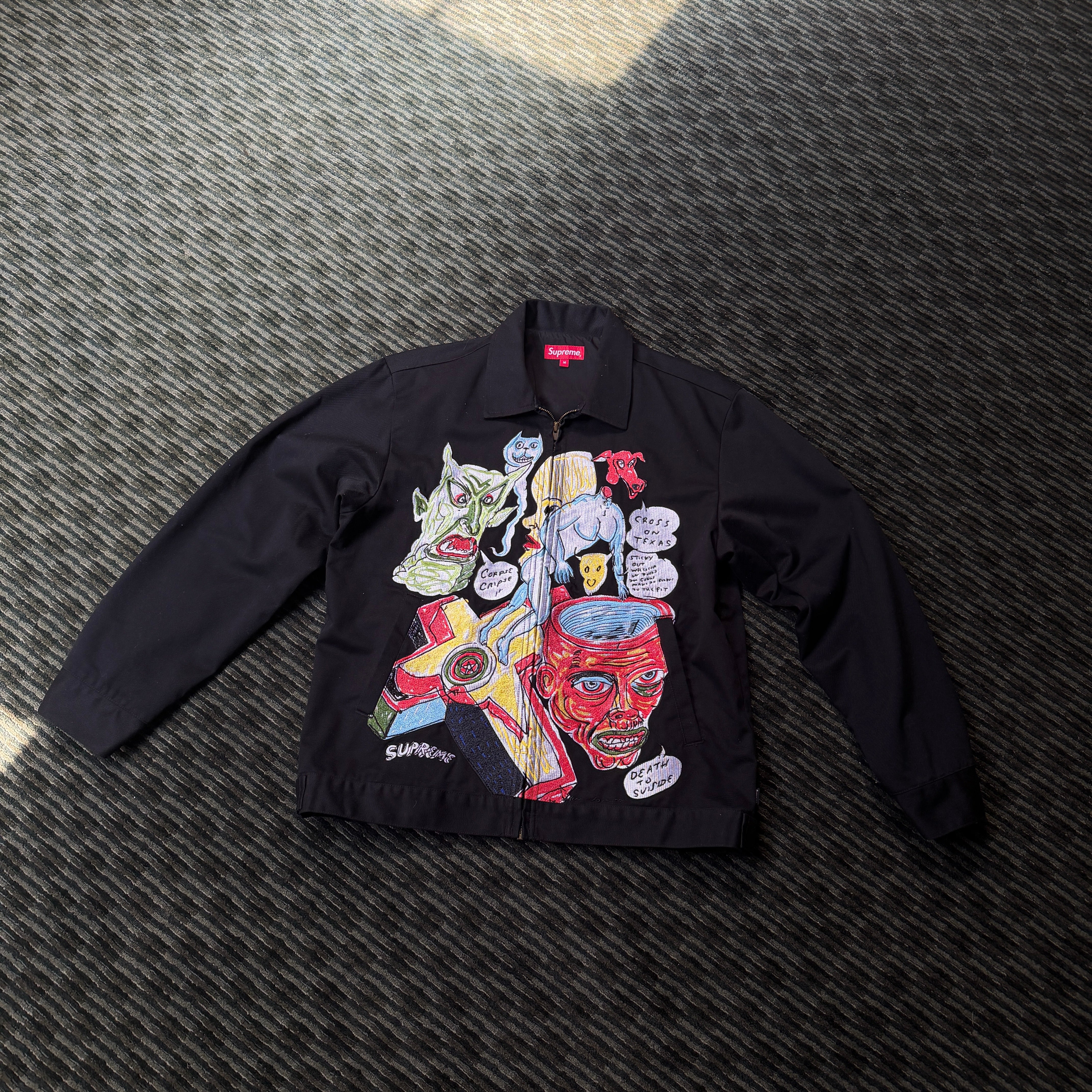 Supreme Daniel Johnston Embroidered Work Jacket – Sneakorhead