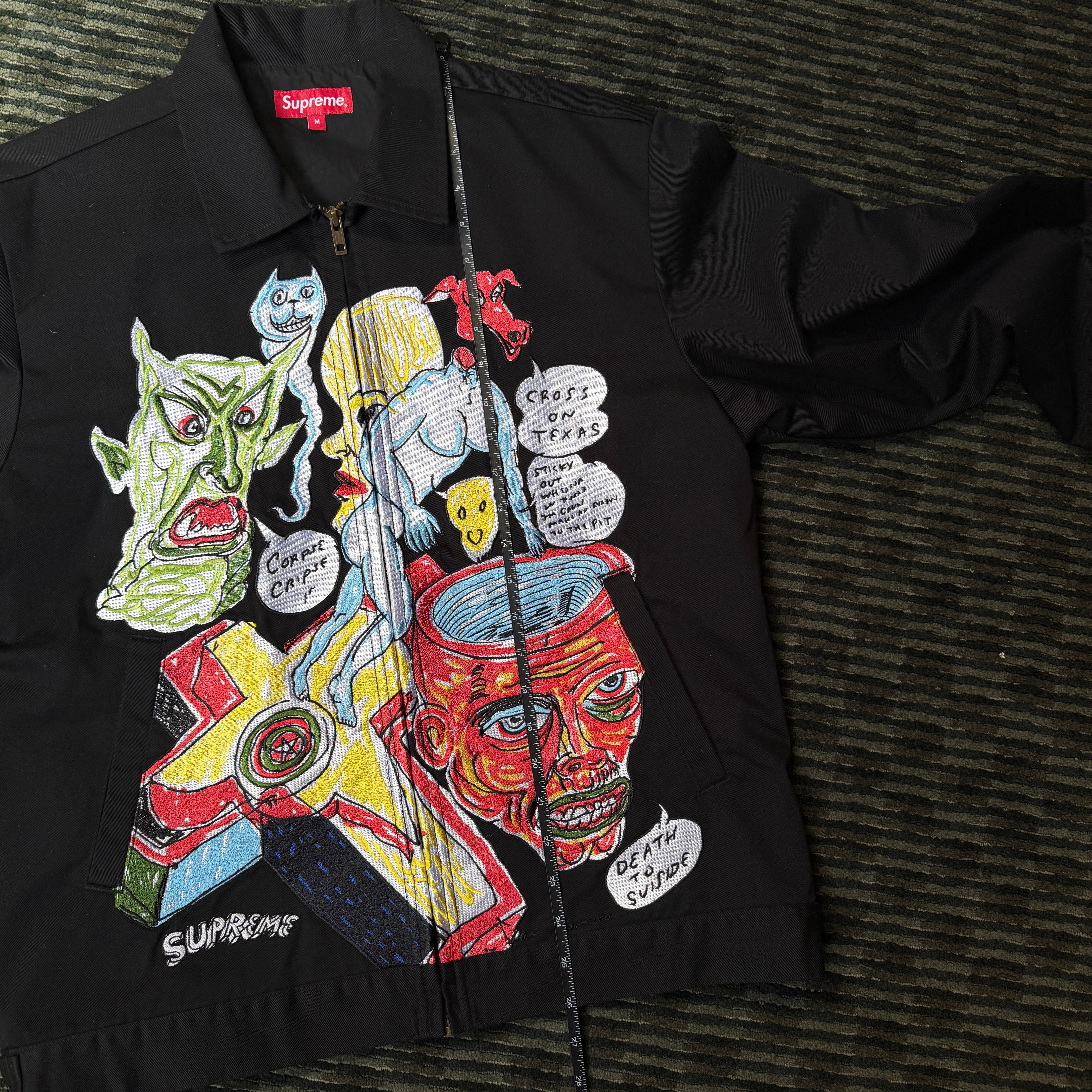 Supreme Daniel Johnston Embroidered Work Jacket – Sneakorhead