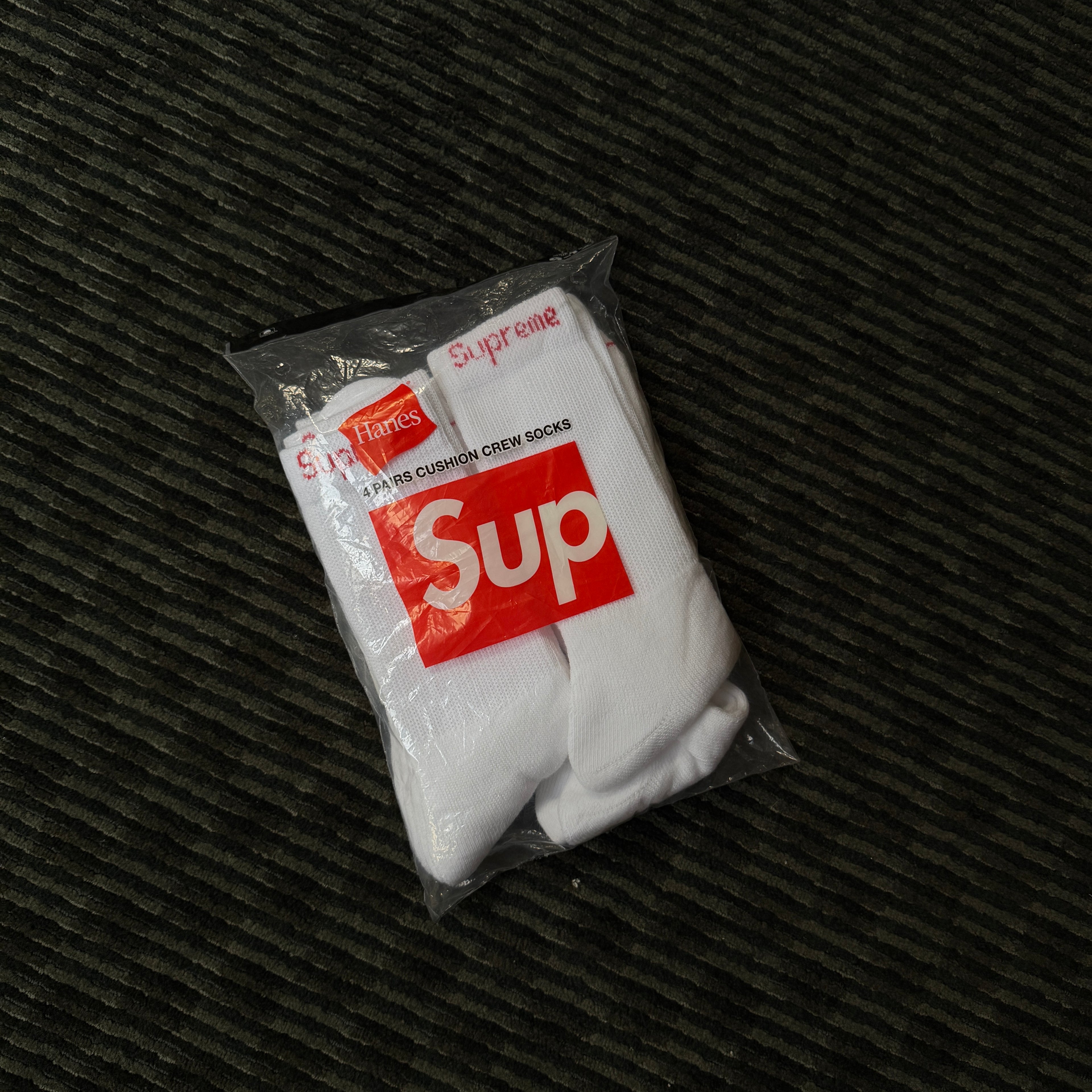 Supreme Hanes Crew Socks