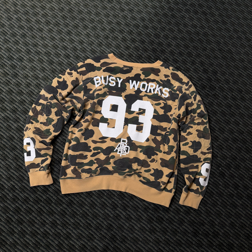 Vintage Bape 1st Camo Generals Crewneck