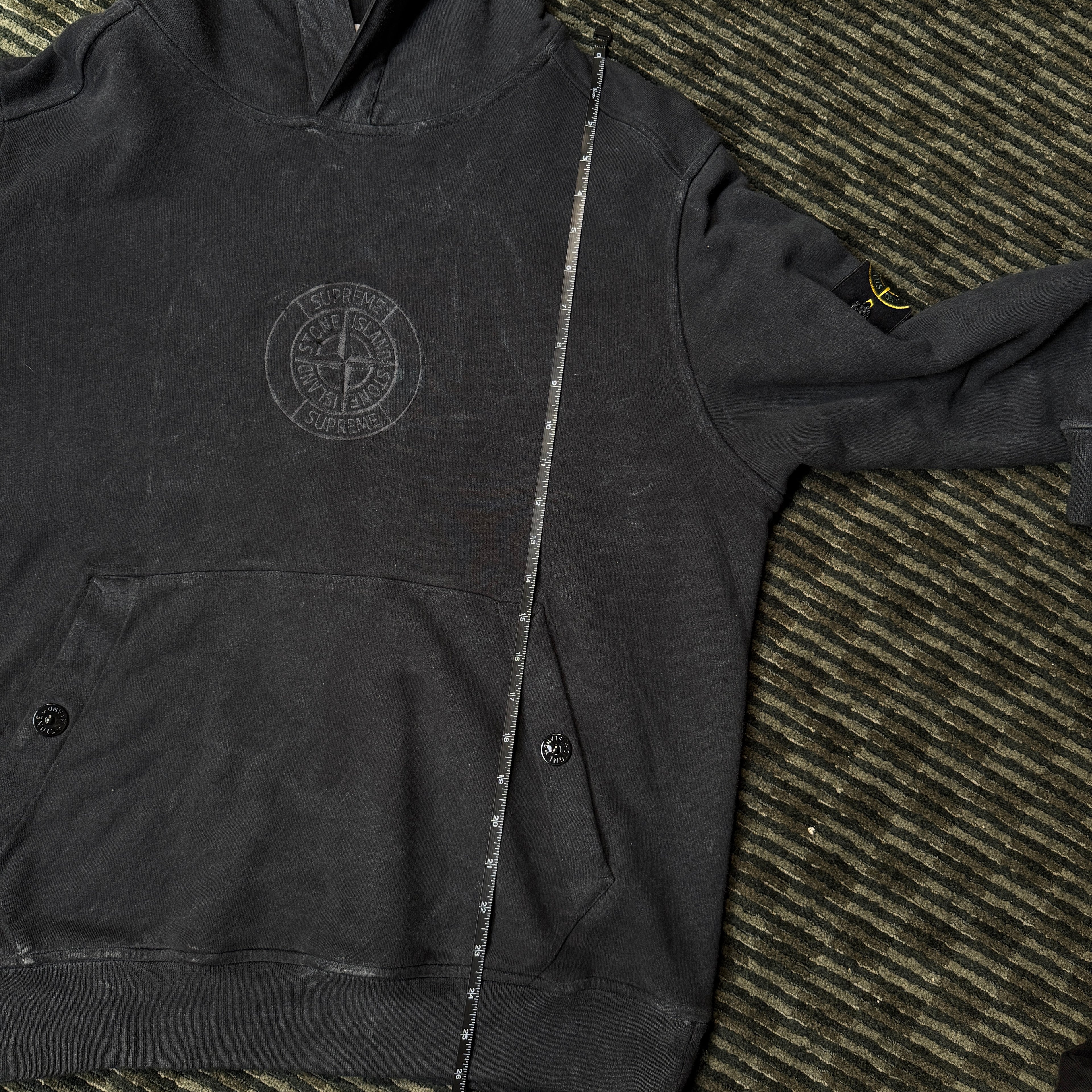 Supreme Stone Island Hooded Sweatshirt SS19