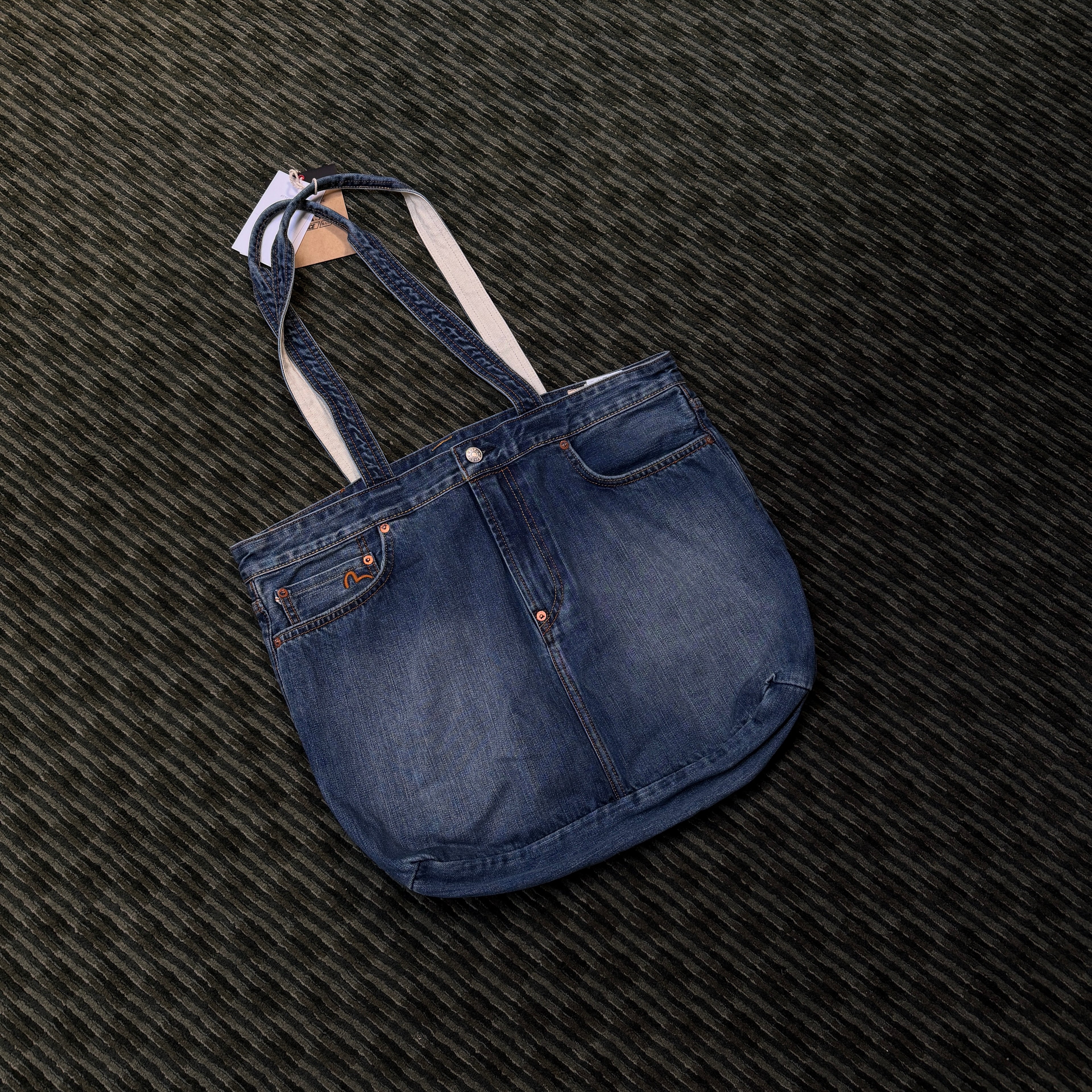 Palace x Evisu Denim Tote Bag