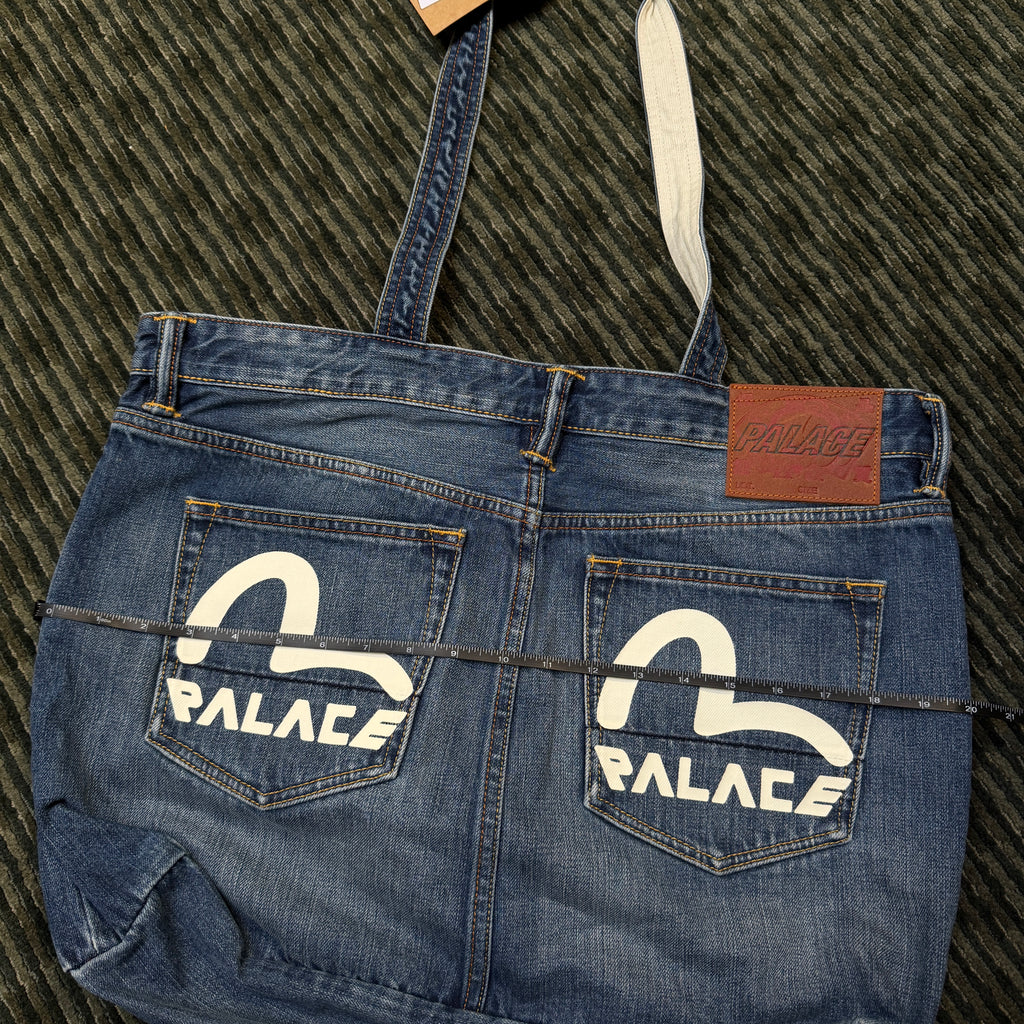 Palace x Evisu Denim Tote Bag