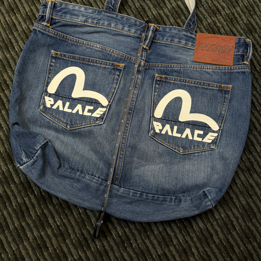 Palace x Evisu Denim Tote Bag