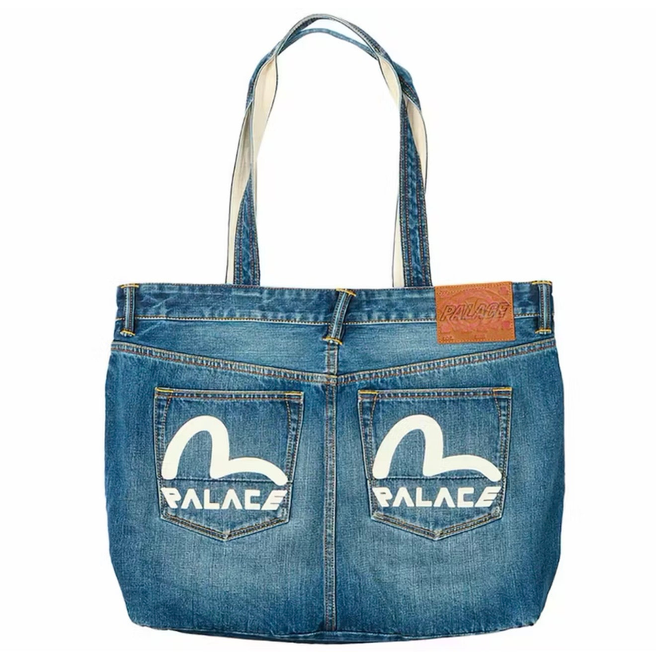 Palace x Evisu Denim Tote Bag