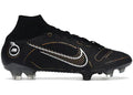Nike Mercurial Superfly 8 FG Black Metallic Silver Gold