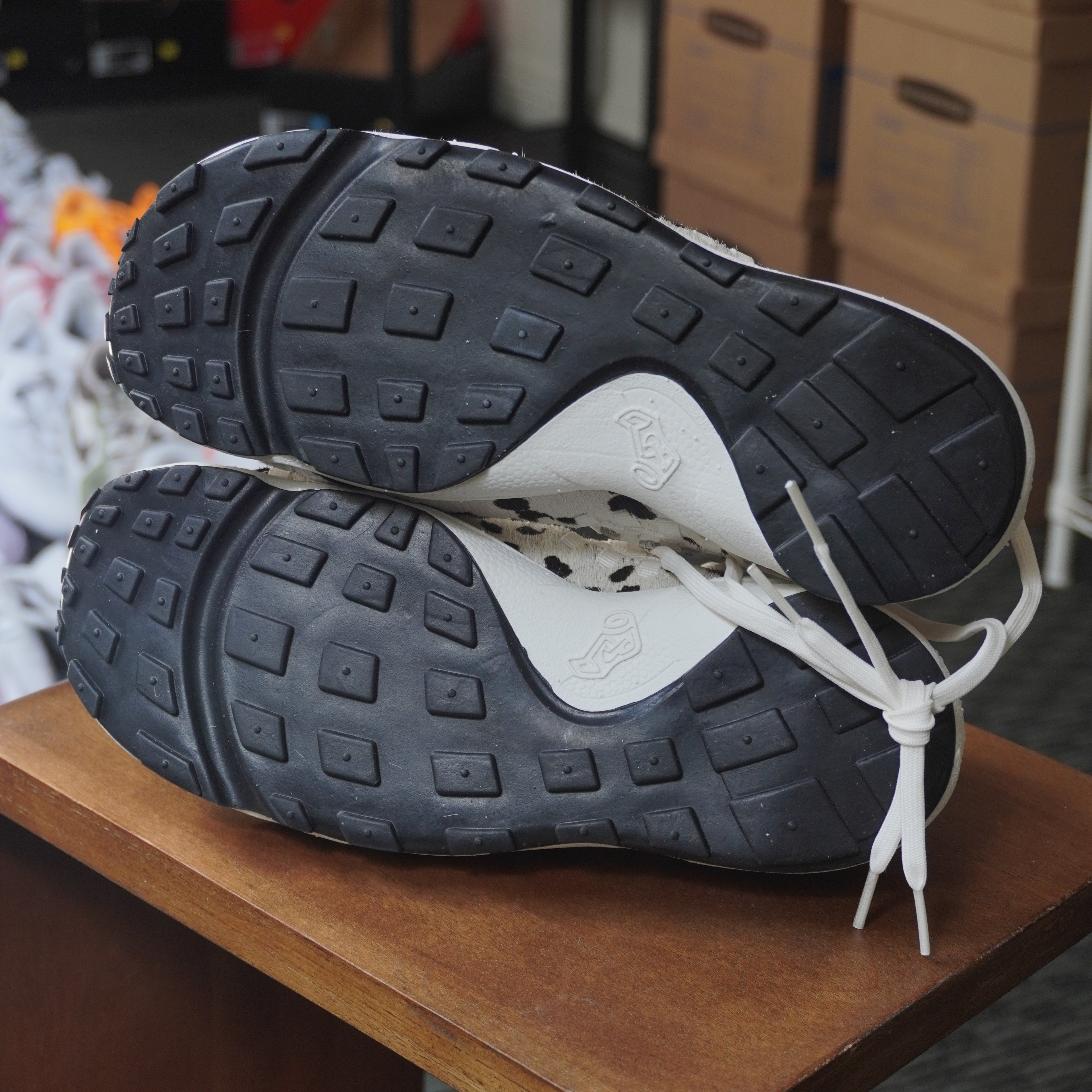 Nike Air Footscape Woven PRM White Cow Print wmns