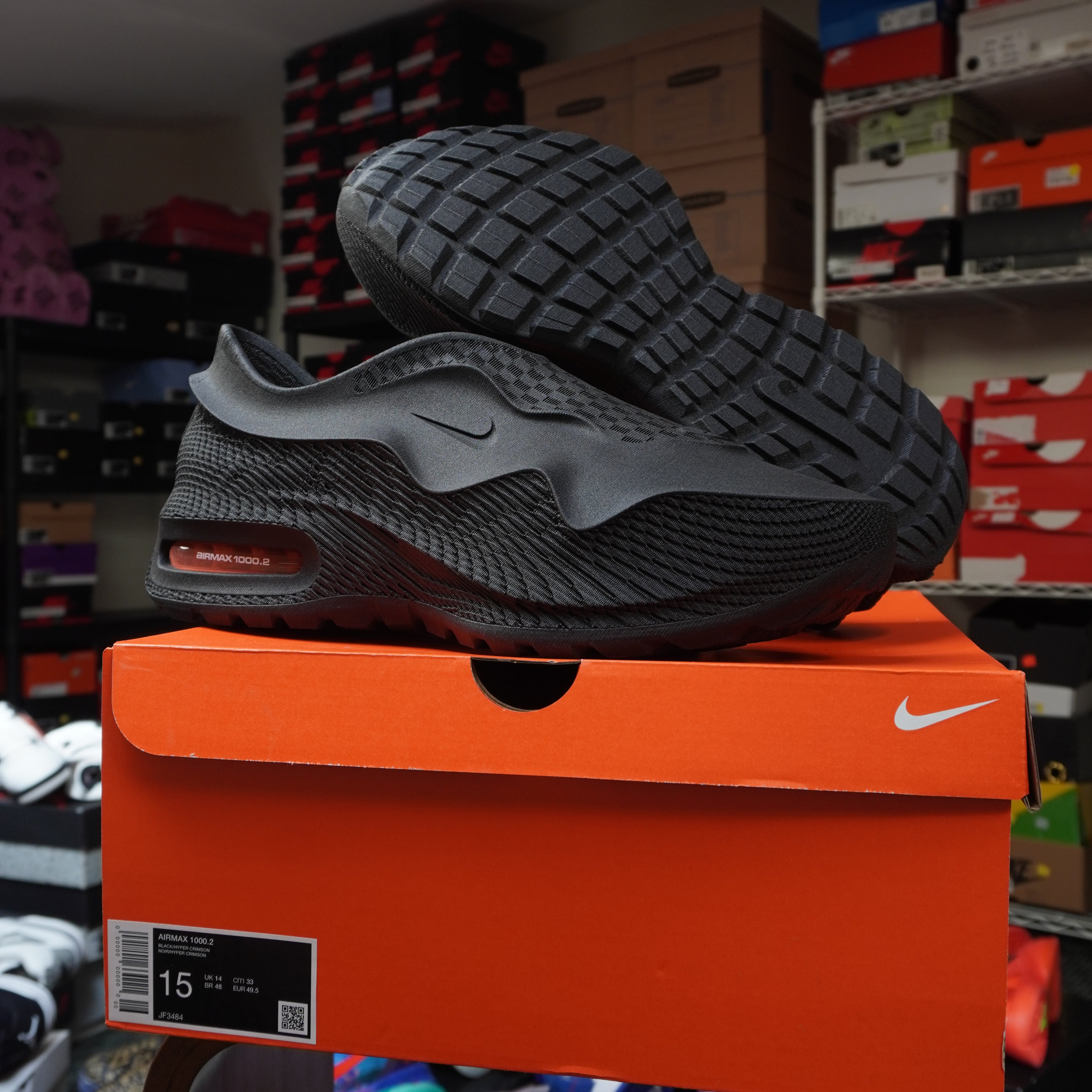 Nike Air Max 1000.2 Black Hyper Crimson