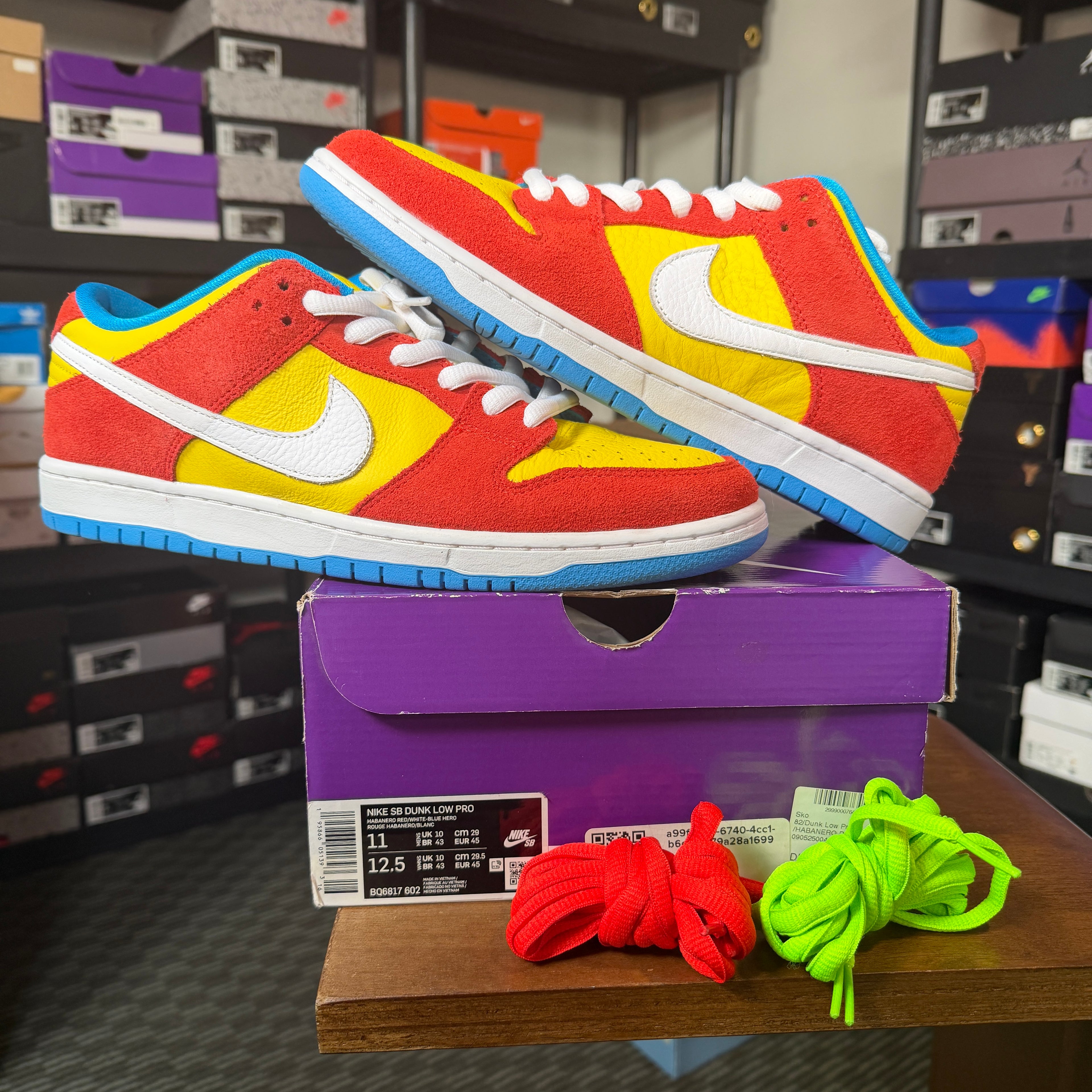 VNDS Nike SB Dunk Low Pro Bart Simpson