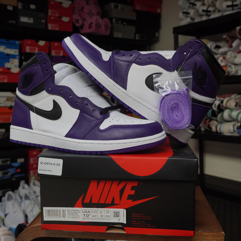 Air Jordan 1 Retro High Court Purple White