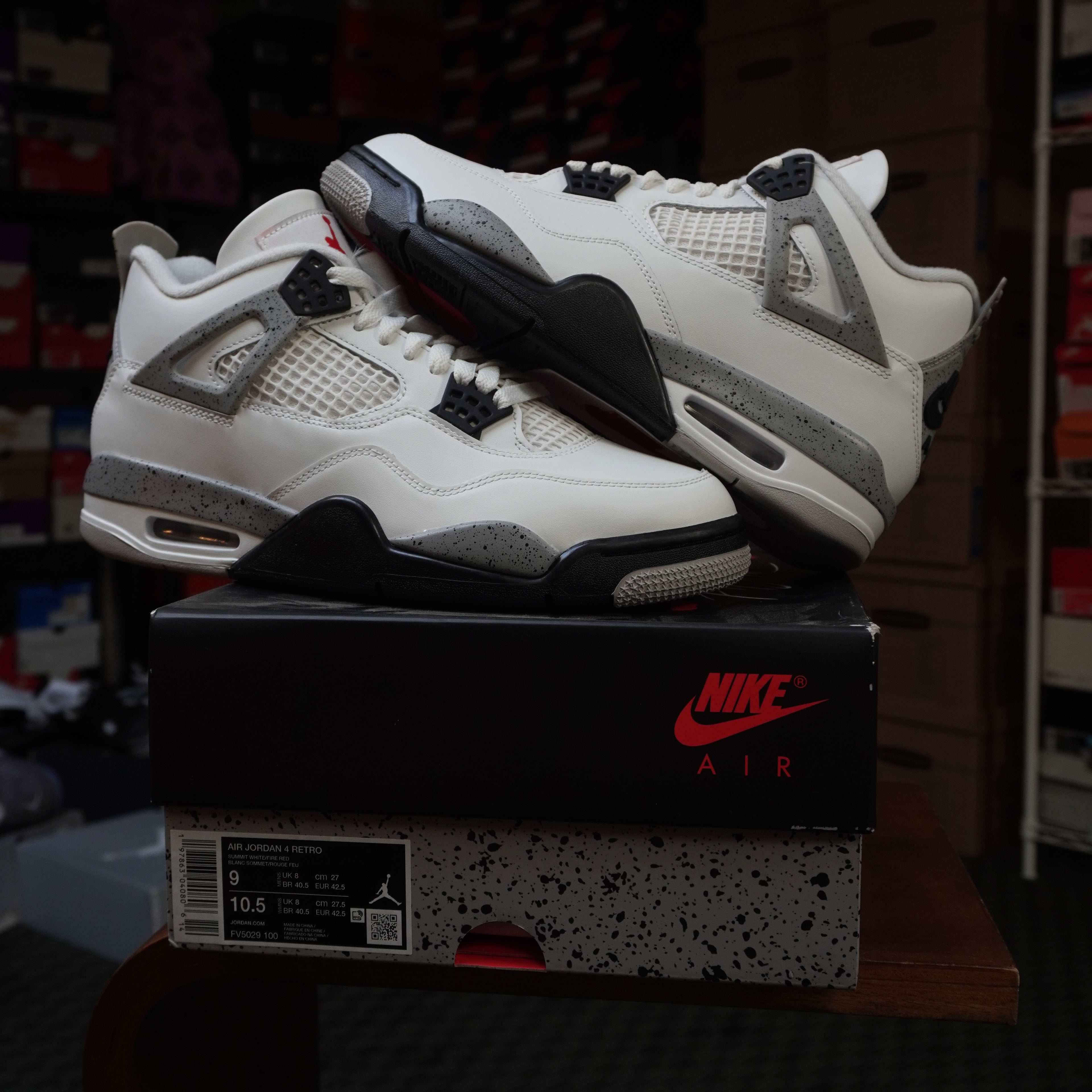 Jordan 4 Retro White Cement (2025)