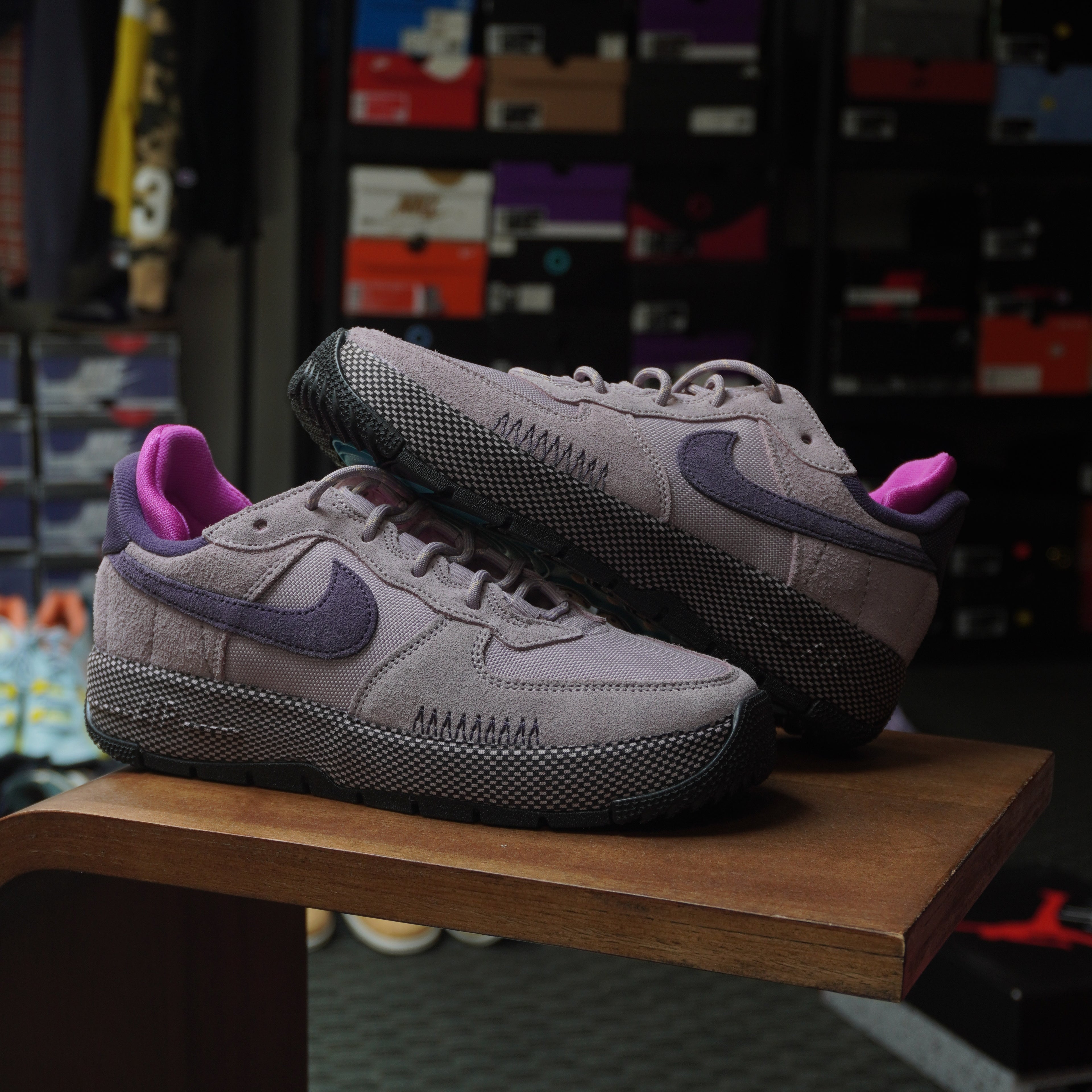 Nike Air Force 1 Wild Light Violet Ore Hyper Magenta Black Dark Raisin (Women's)
