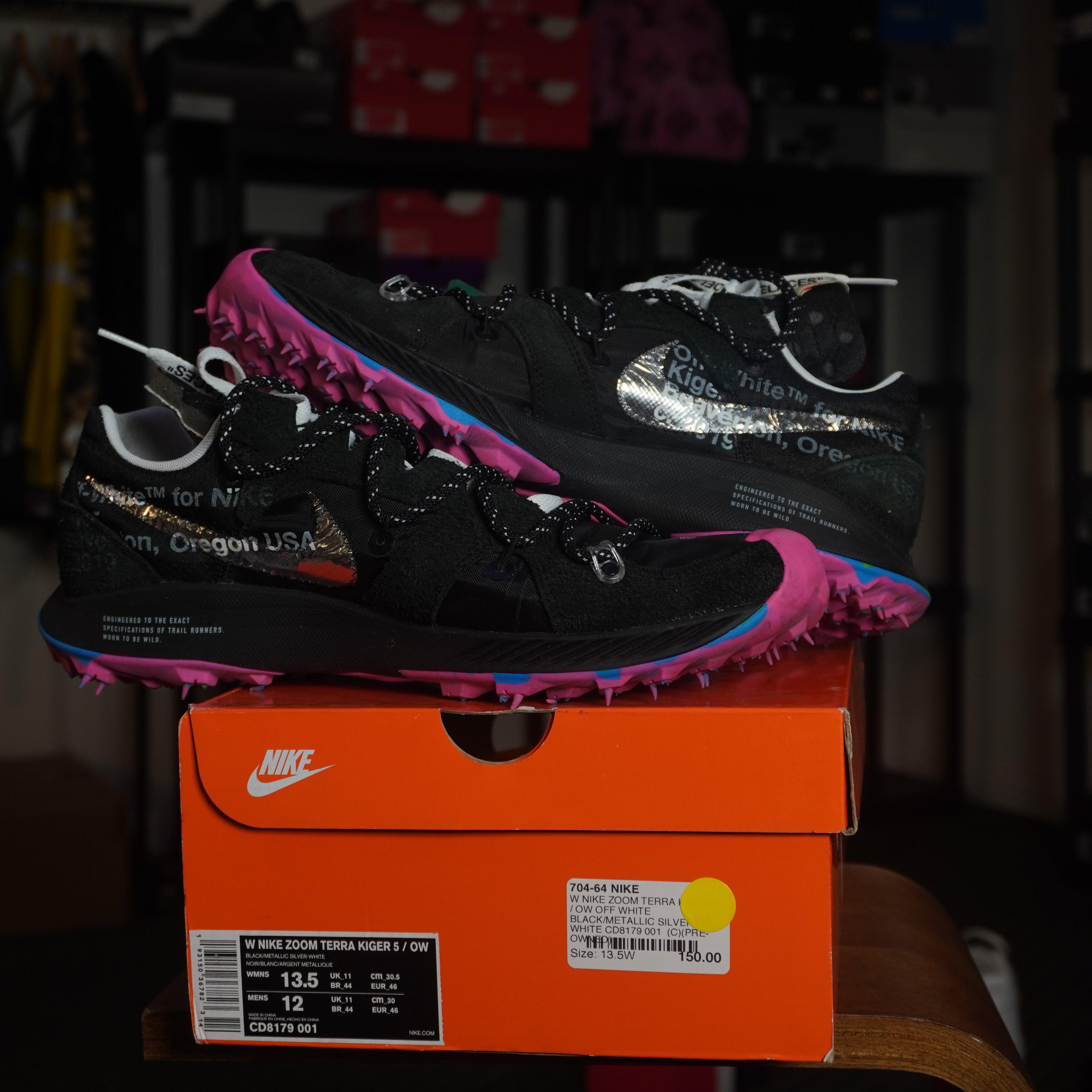 Nike Zoom Terra Kiger 5 Off-White Black (Women's)
