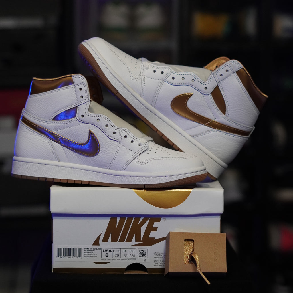 Jordan 1 Retro High OG Metallic Gold (Women's)