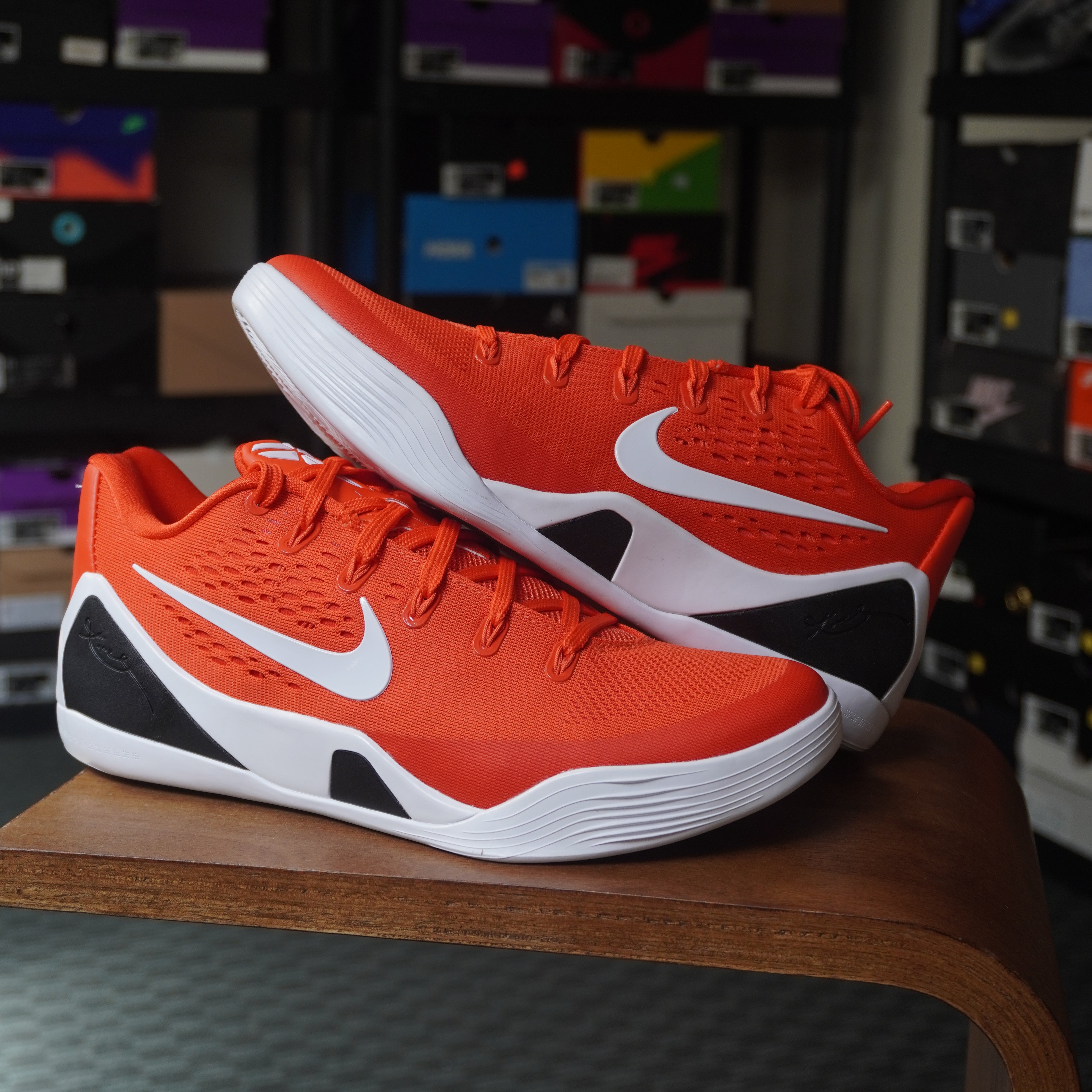Nike Kobe 9 Elite Low Protro EM TB Team Orange & White