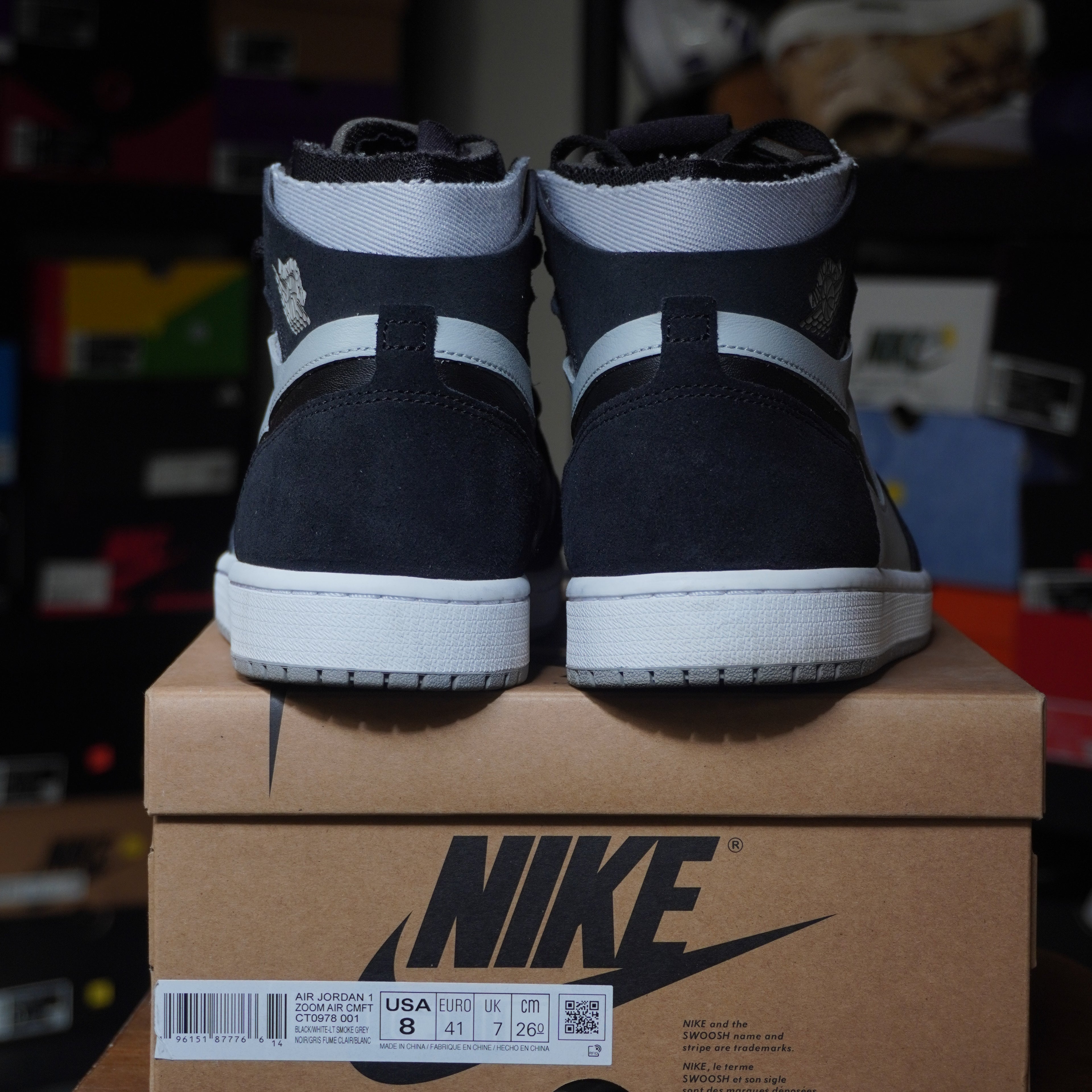 Jordan 1 Zoom CMFT Black Light Smoke Grey