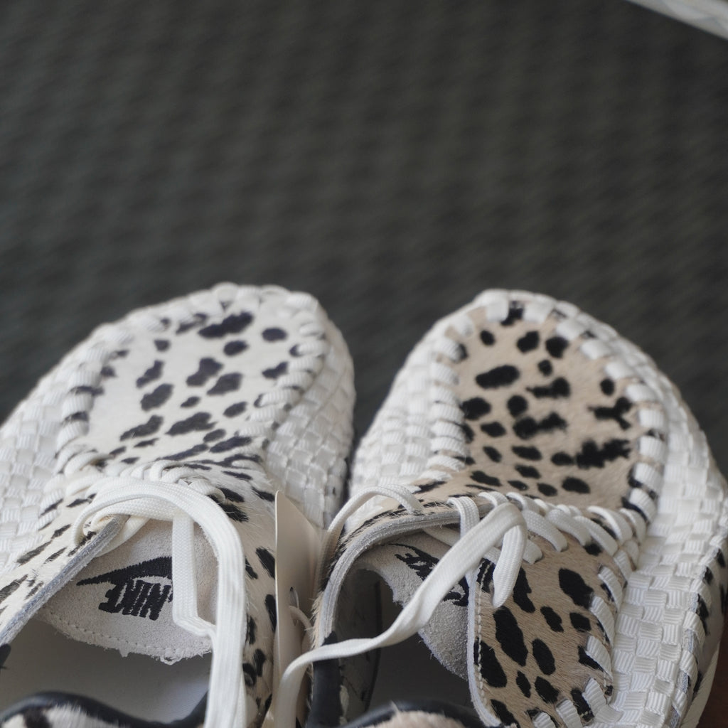 Nike Air Footscape Woven PRM White Cow Print