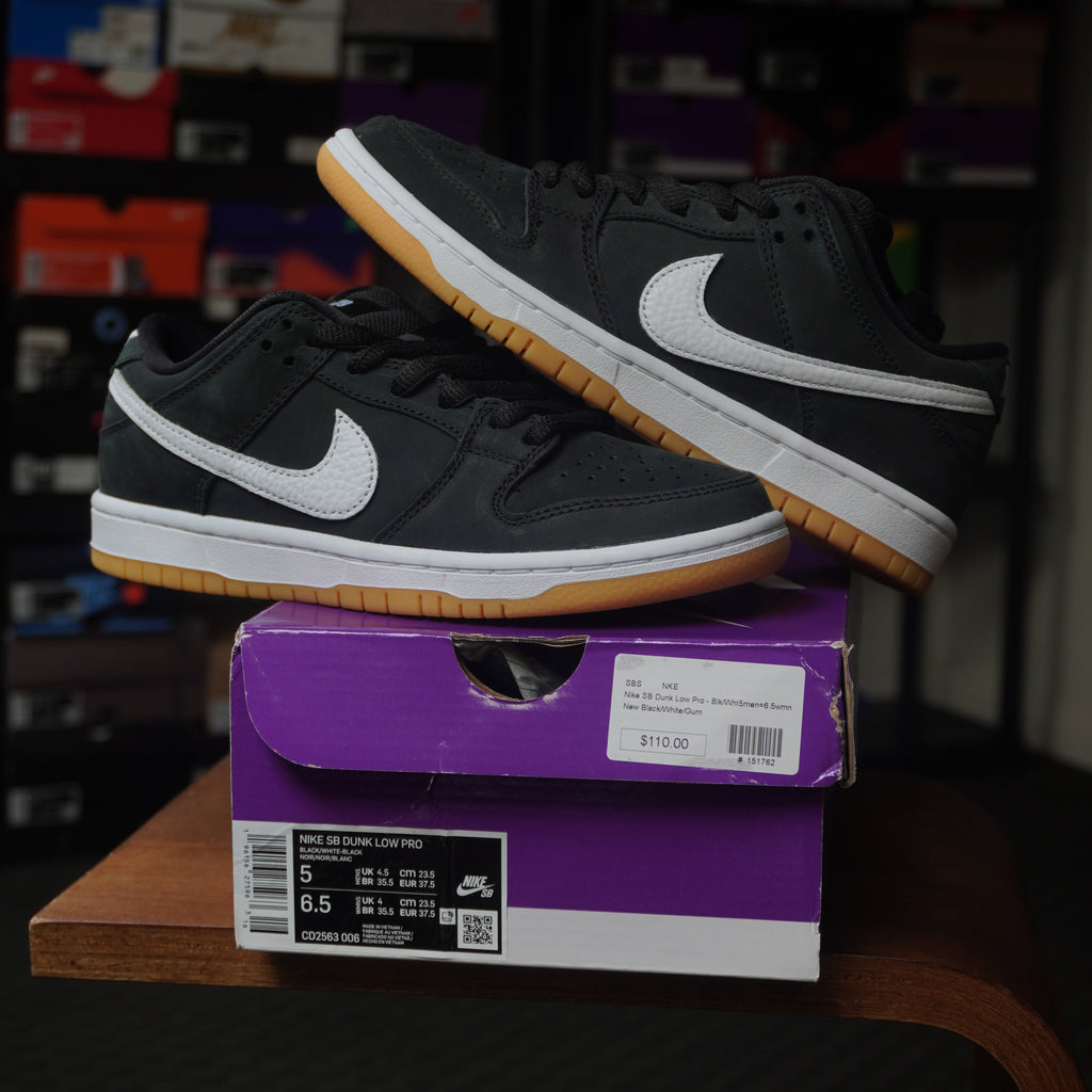 Nike SB Dunk Low Pro Black Gum