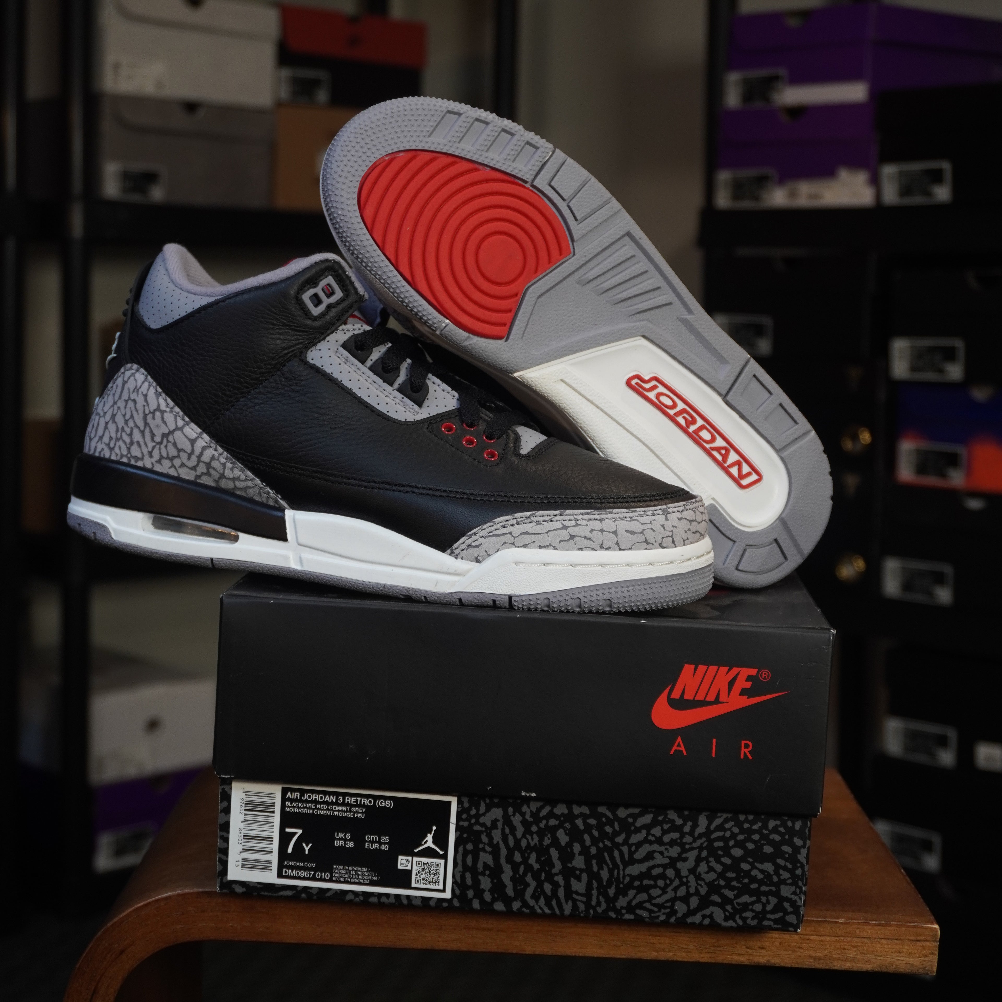Air Jordan 3 Retro Black Cement (2024) (GS)