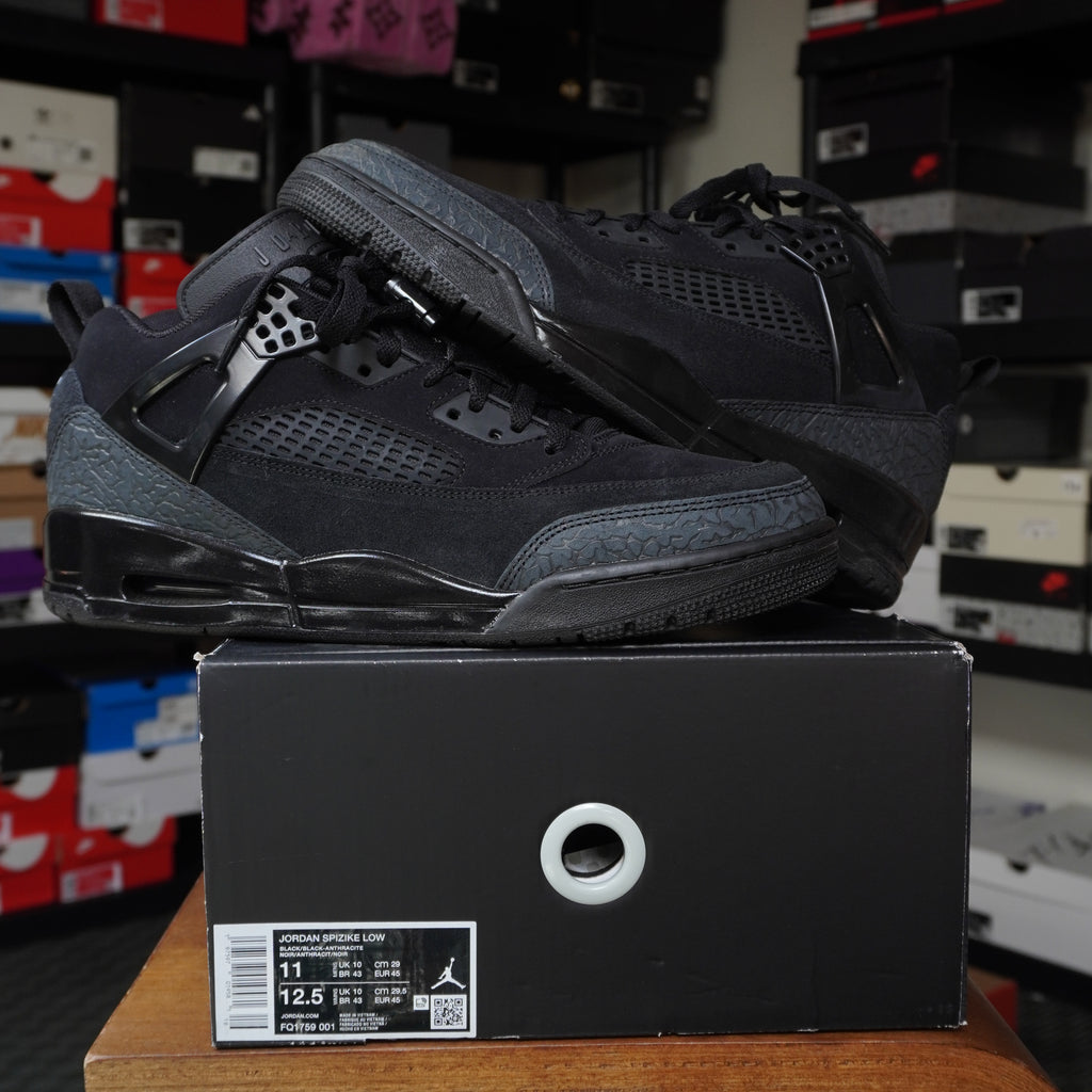 Jordan Spizike Low Black Cat