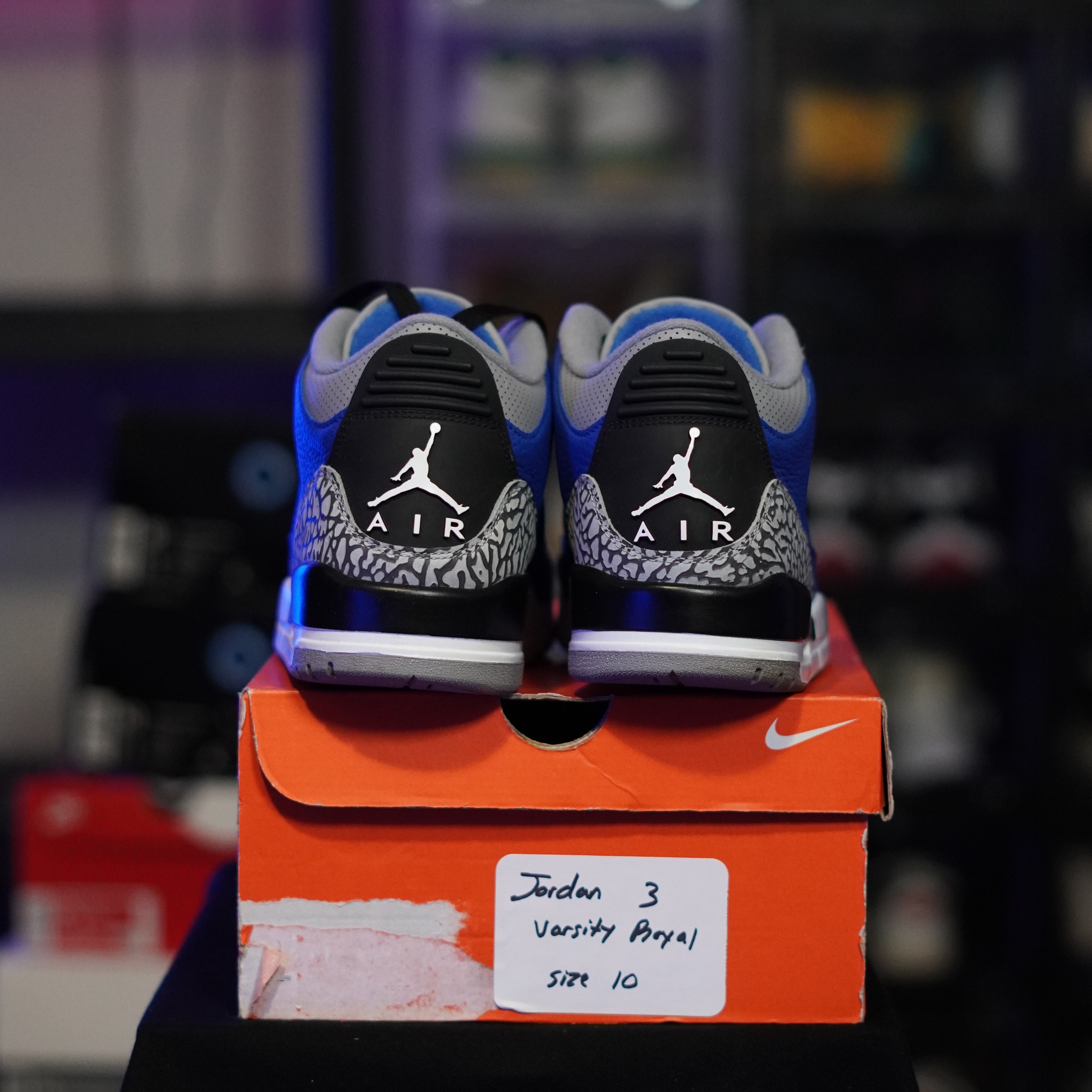Jordan 3 Retro Varsity Royal Cement