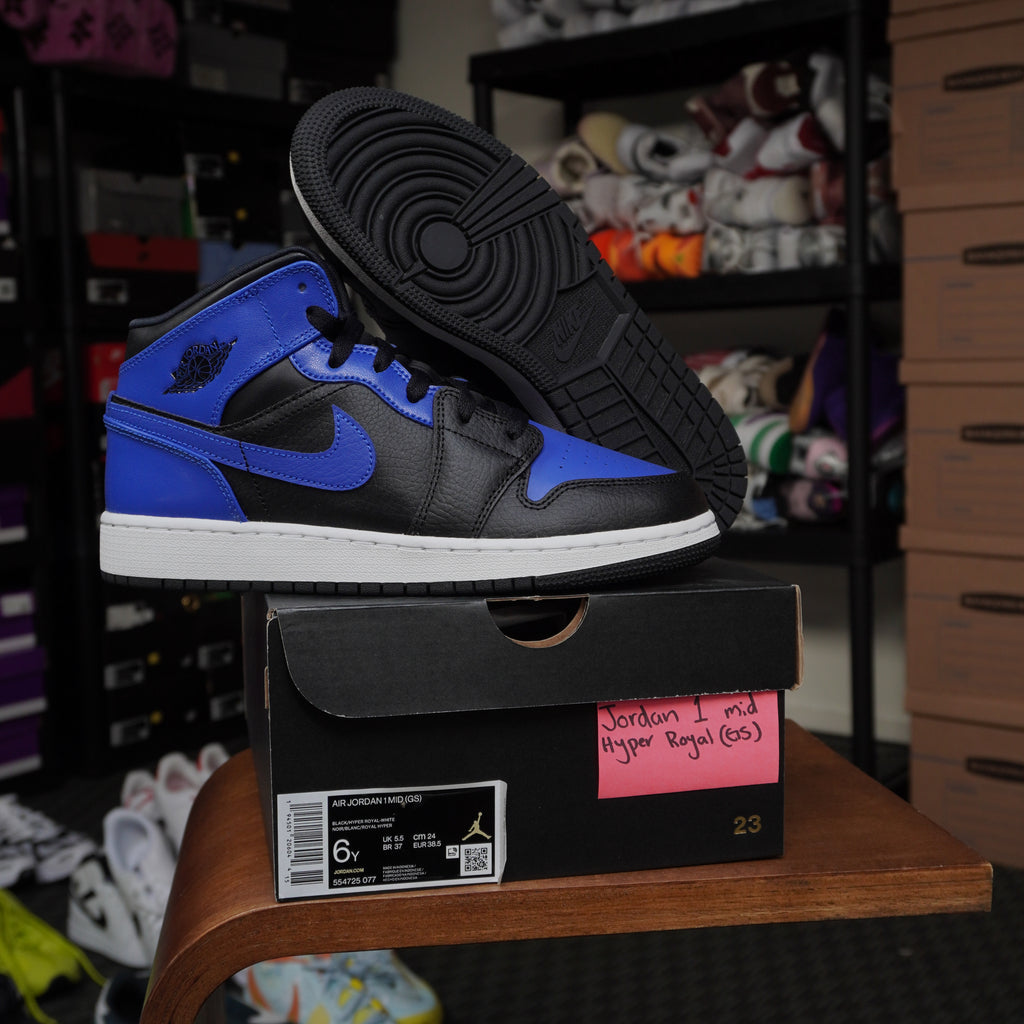 Jordan 1 Mid Hyper Royal (GS)