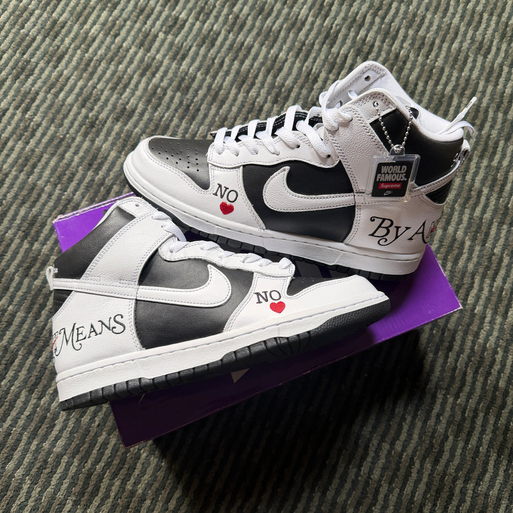 Nike SB Dunk High Supreme By Any Means Black