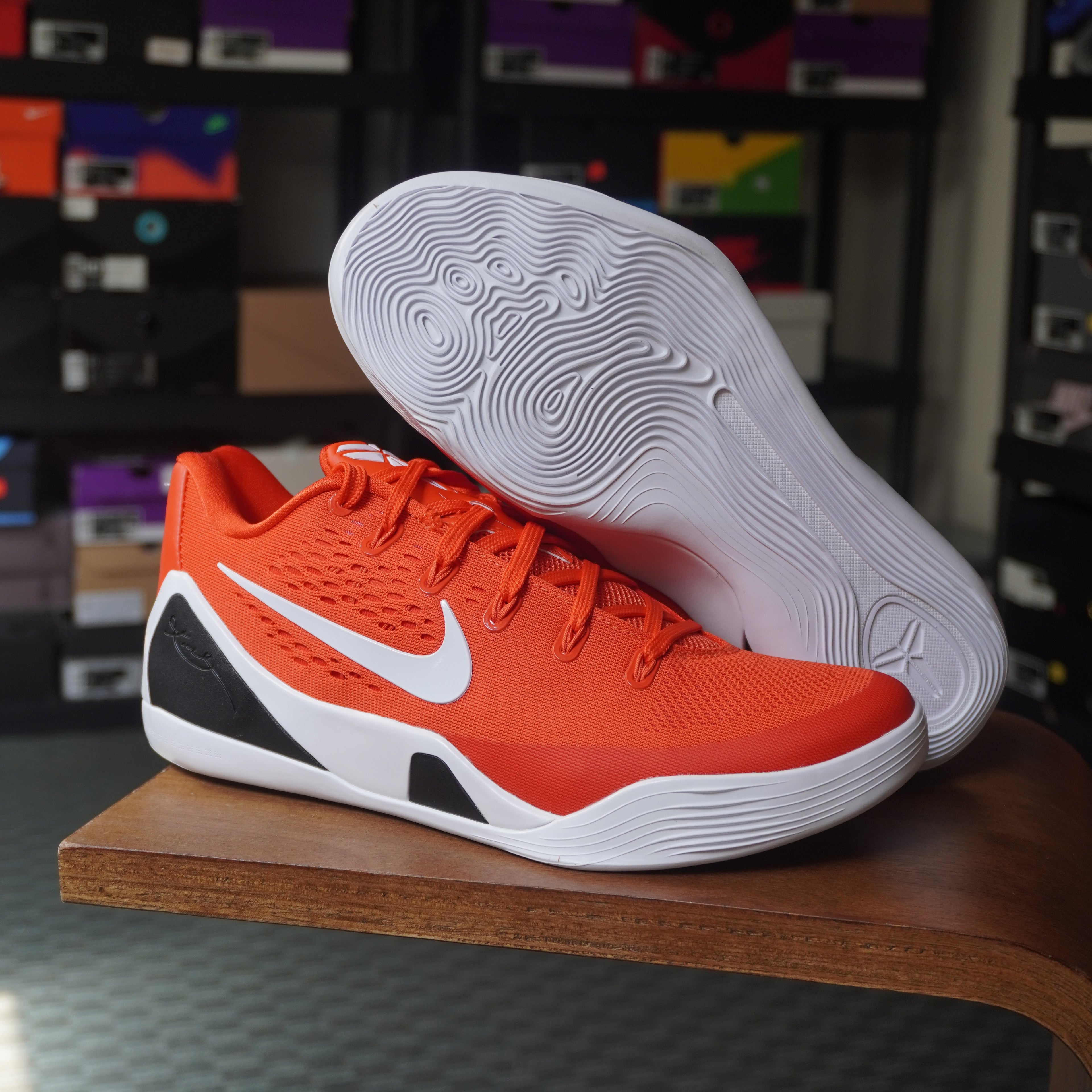 Nike Kobe 9 Elite Low Protro EM TB Team Orange & White