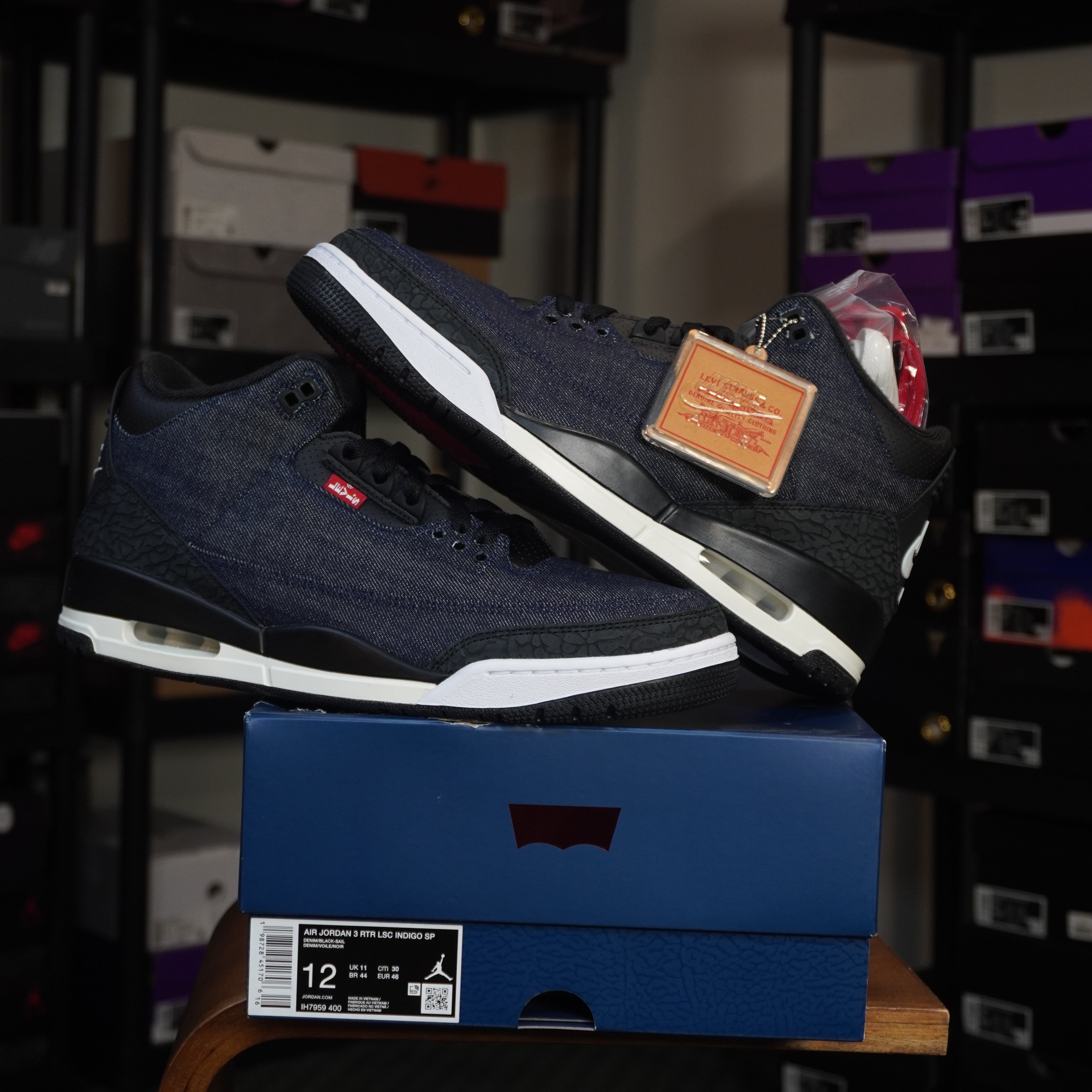 Jordan 3 Retro Levi’s Indigo Denim