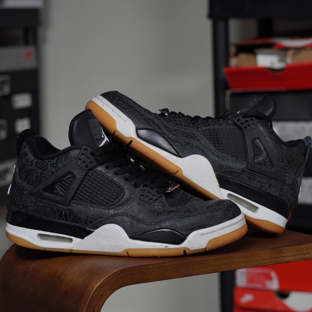 Jordan 4 Retro Laser Black Gum