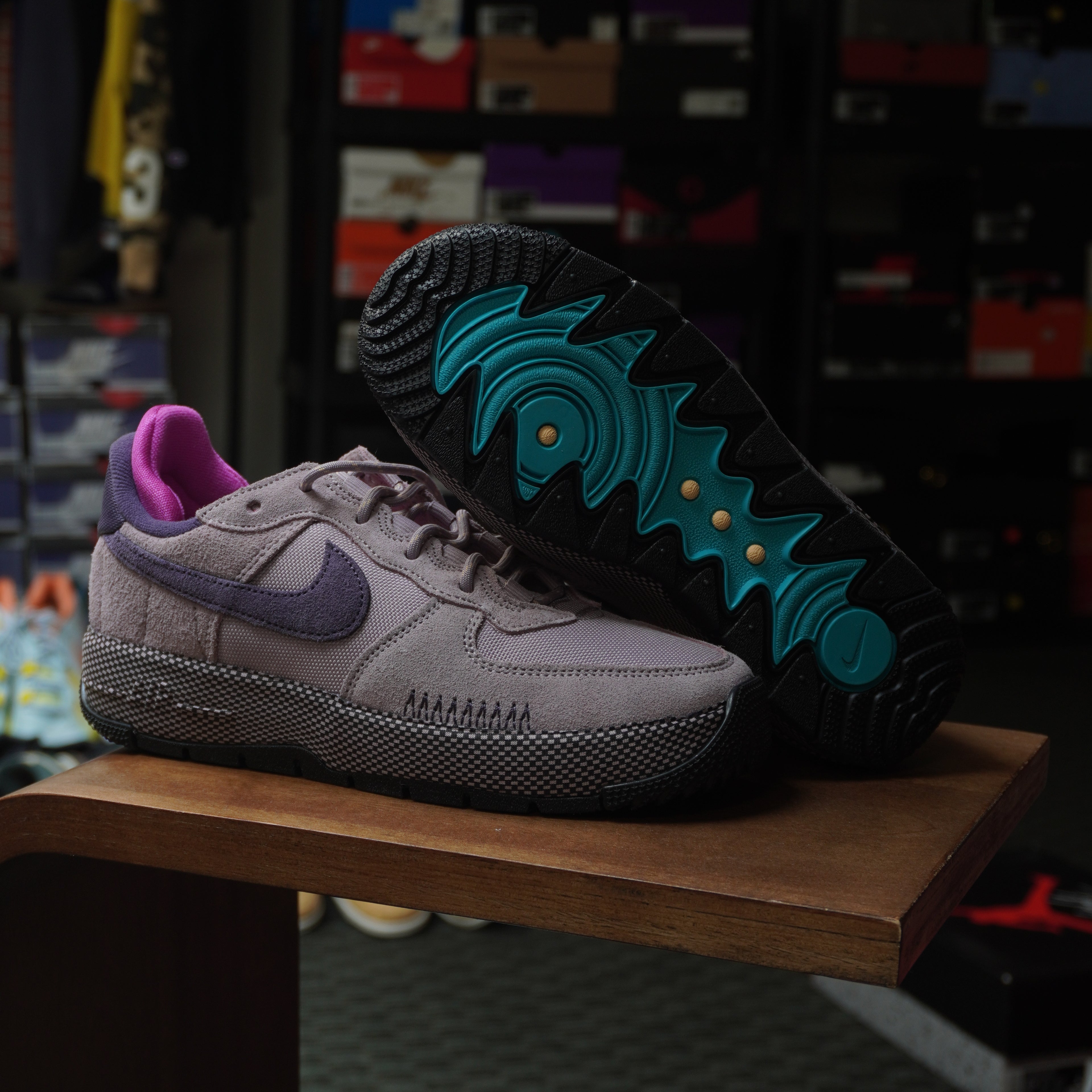 Nike Air Force 1 Wild Light Violet Ore Hyper Magenta Black Dark Raisin (Women's)