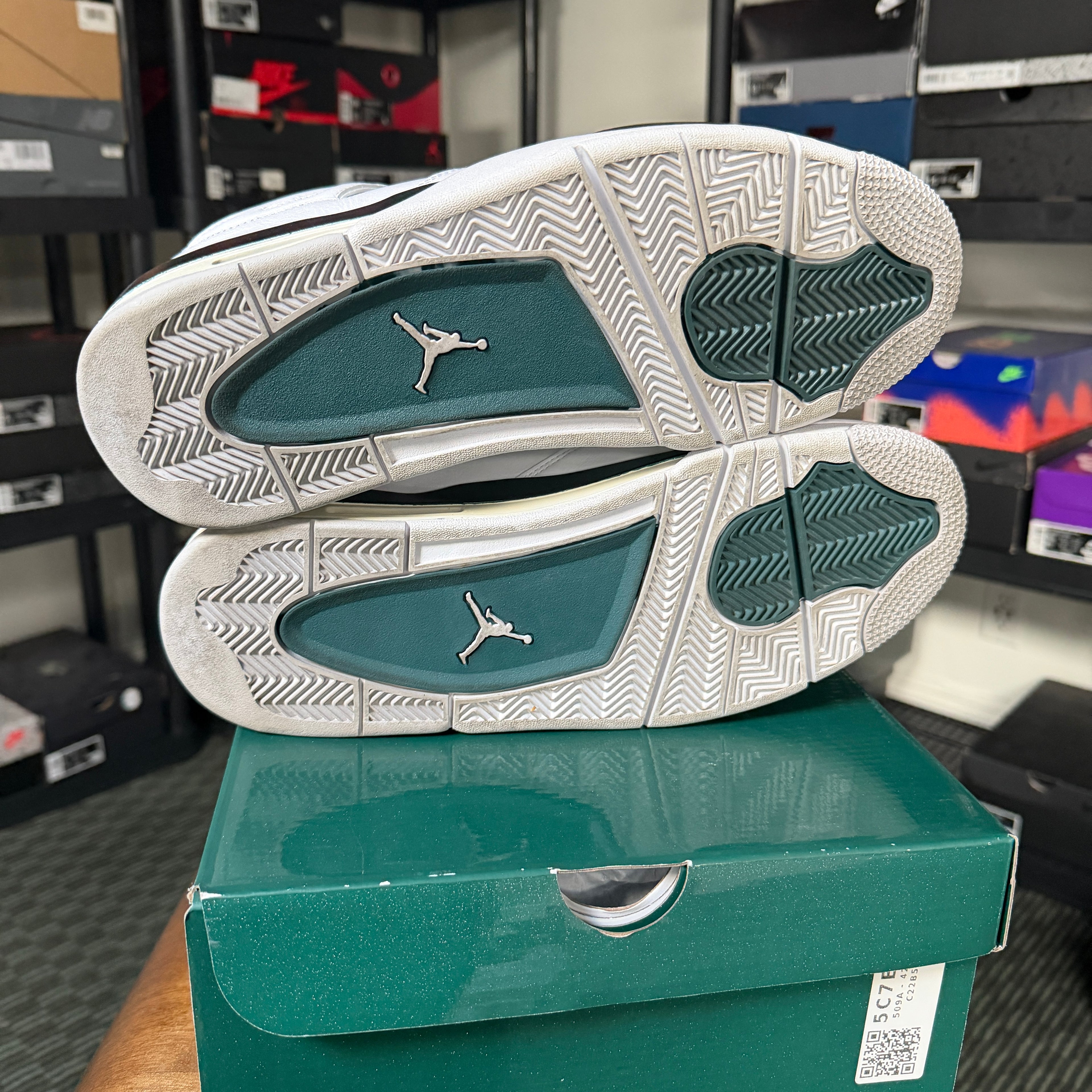 Jordan 4 Retro Oxidized Green