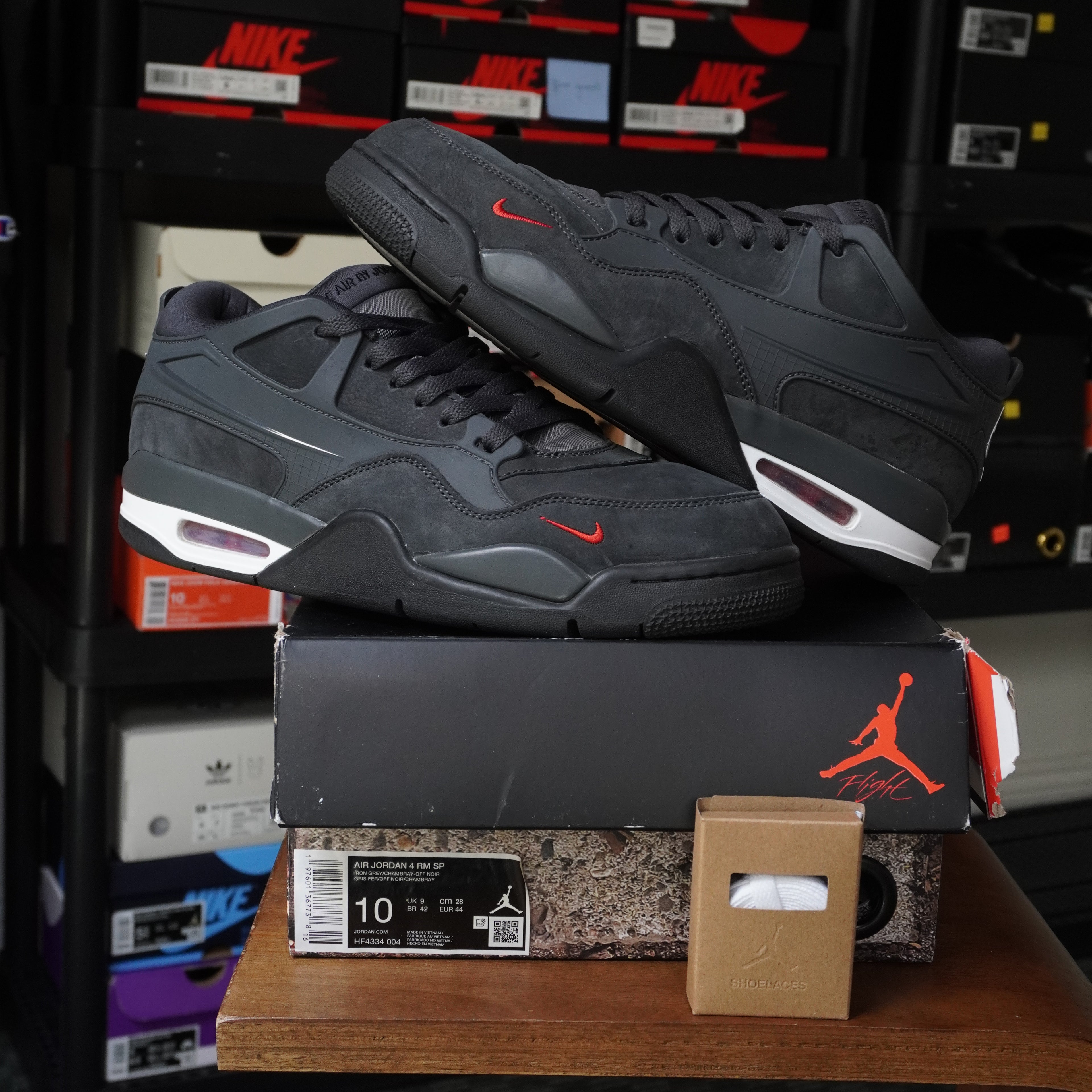 Jordan 4 RM SP Nigel Sylvester Driveway Grey