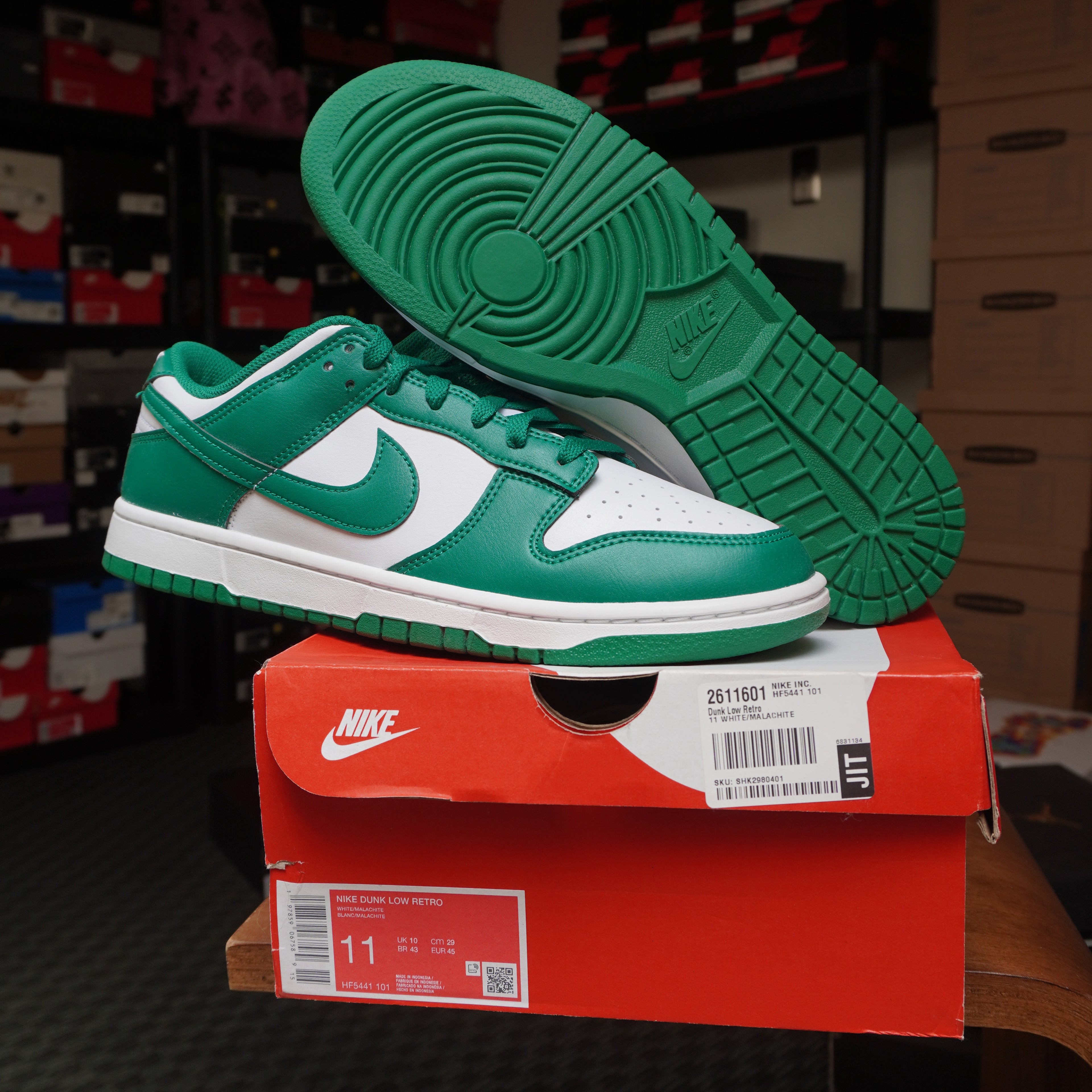 Nike Dunk Low White Malachite