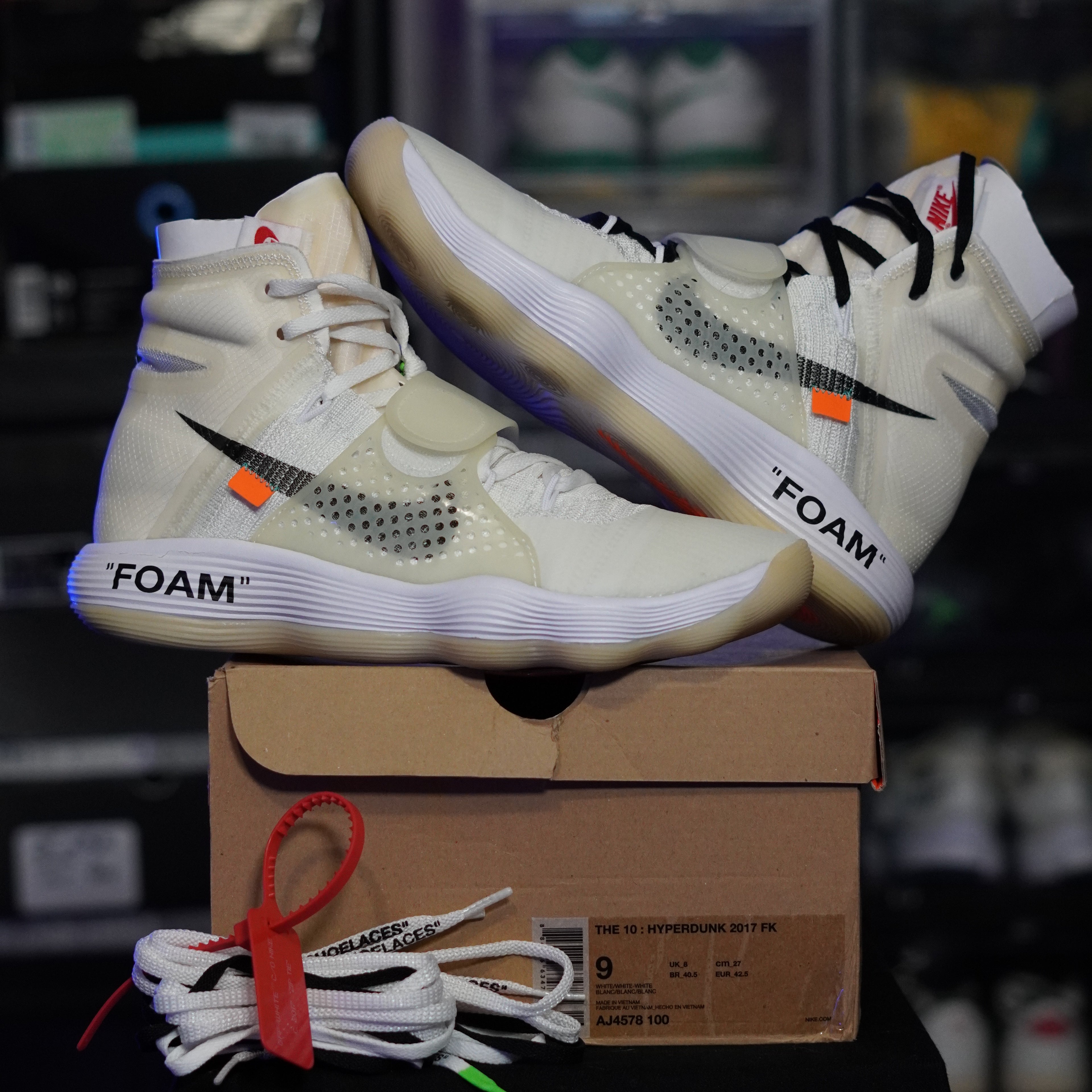 Nike React Hyperdunk 2017 Flyknit Off-White