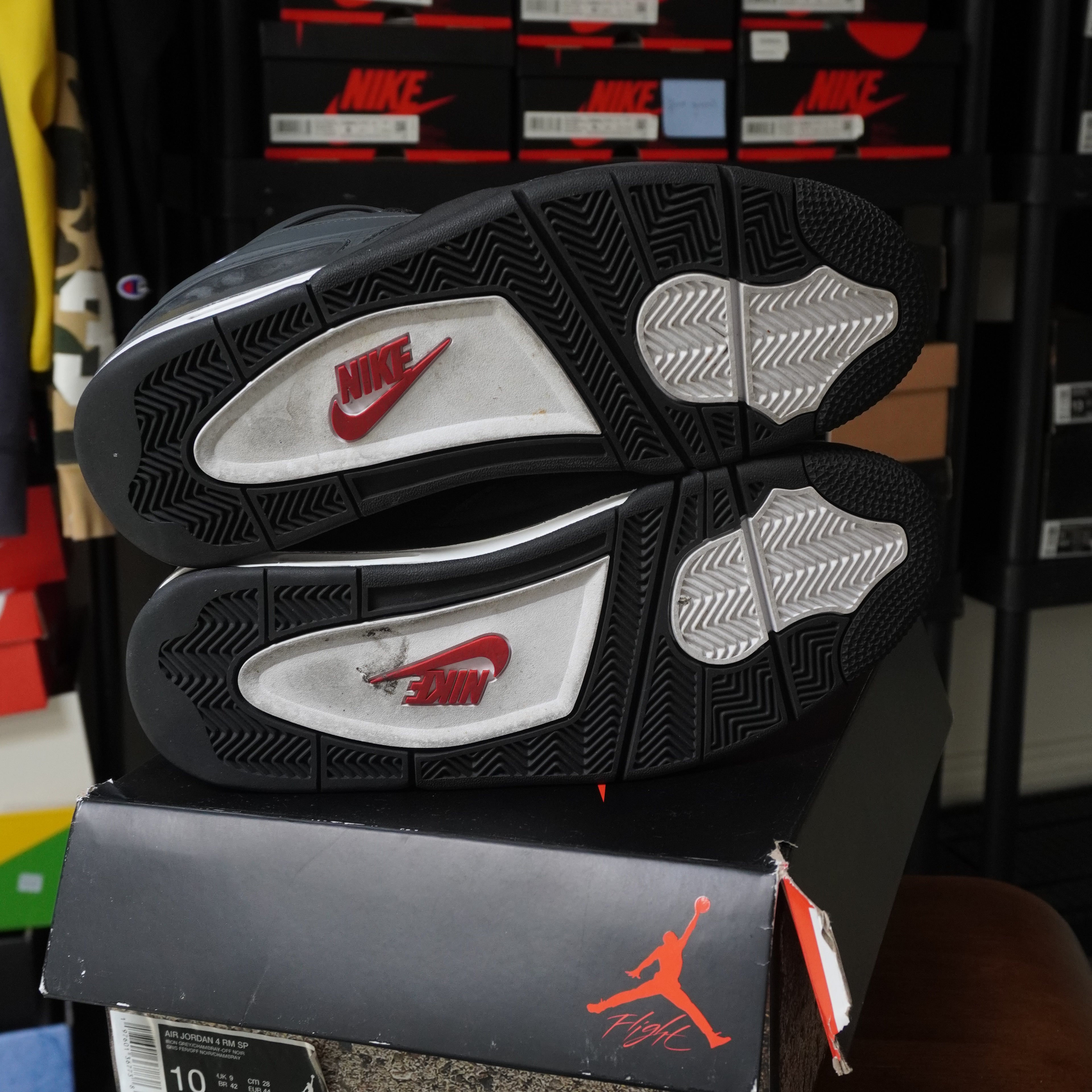 Jordan 4 RM SP Nigel Sylvester Driveway Grey