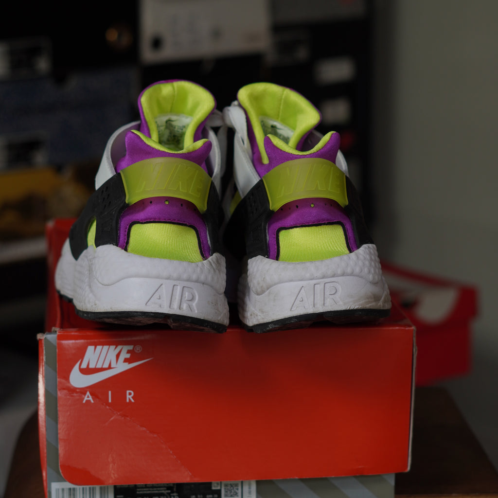 Nike Air Huarache Run Neon Yellow Magenta (2021)