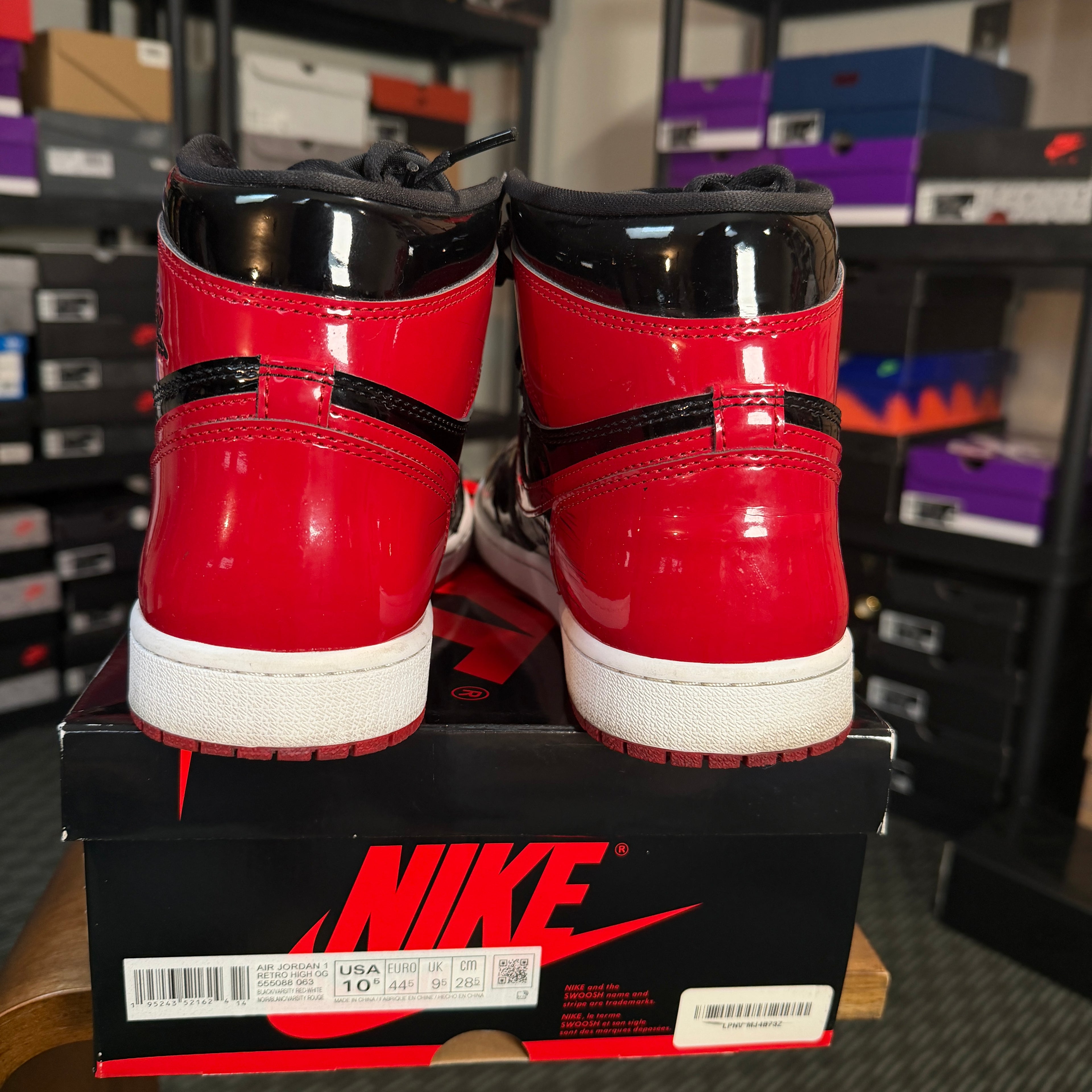 Jordan 1 Retro High OG Patent Bred