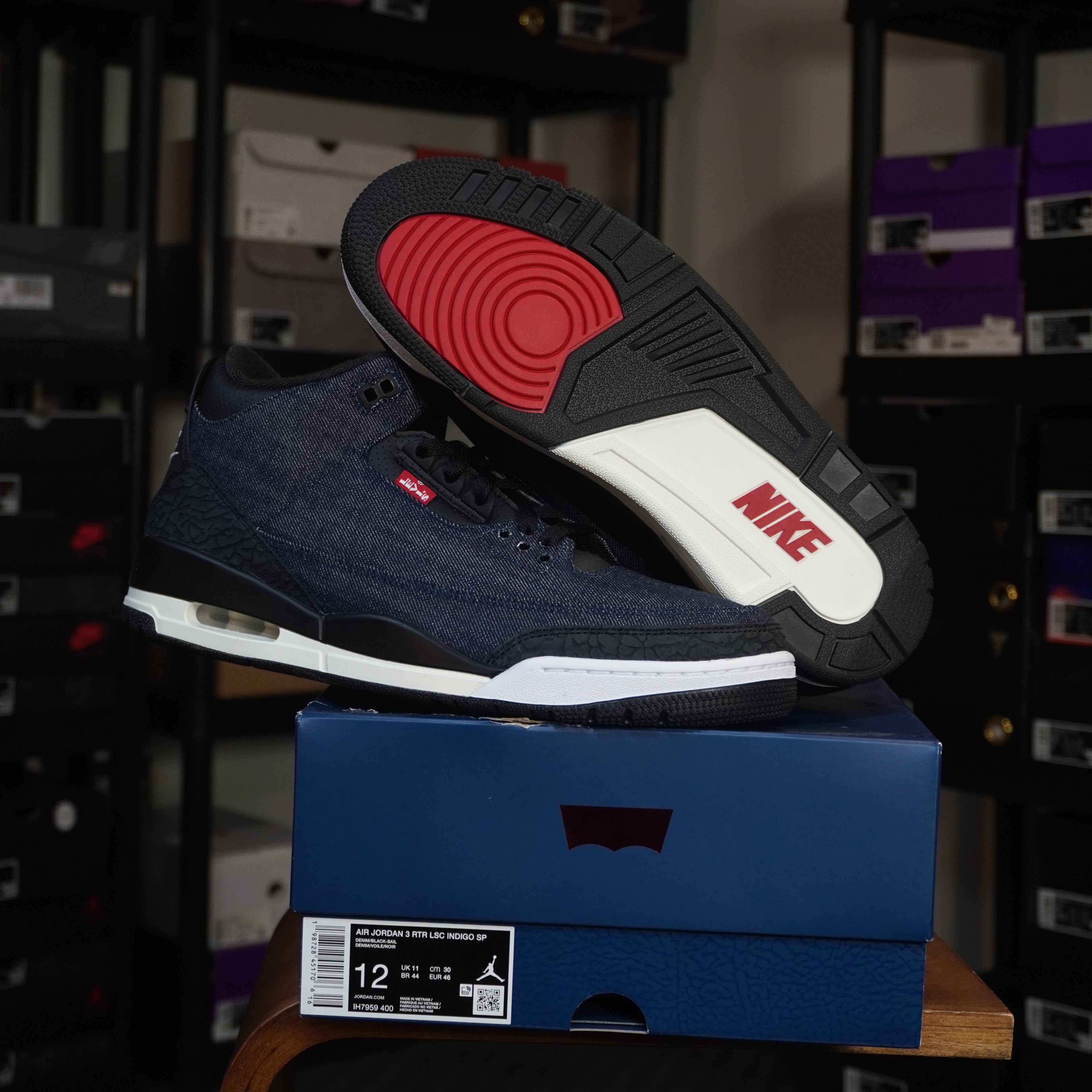 Jordan 3 Retro Levi’s Indigo Denim