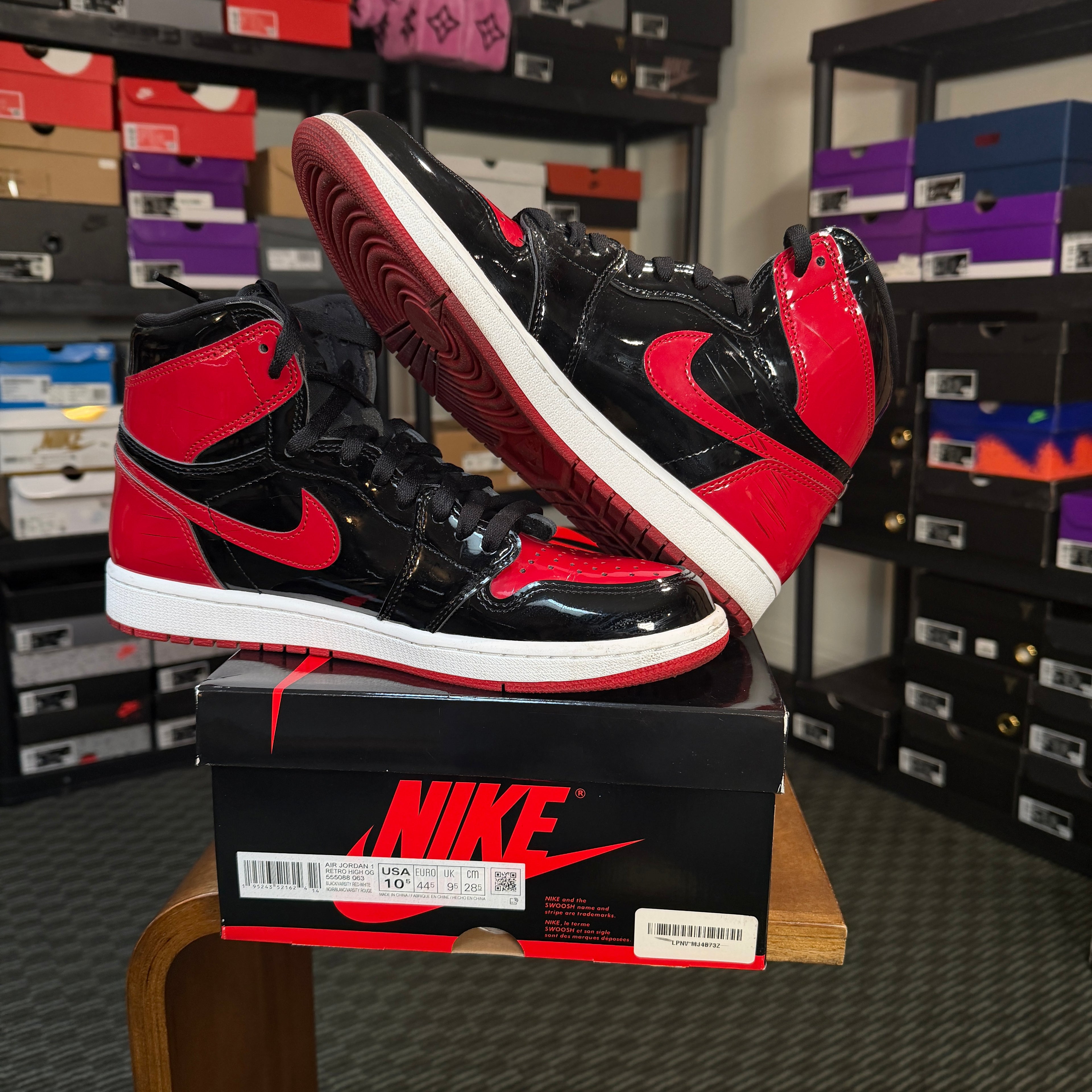 Jordan 1 Retro High OG Patent Bred