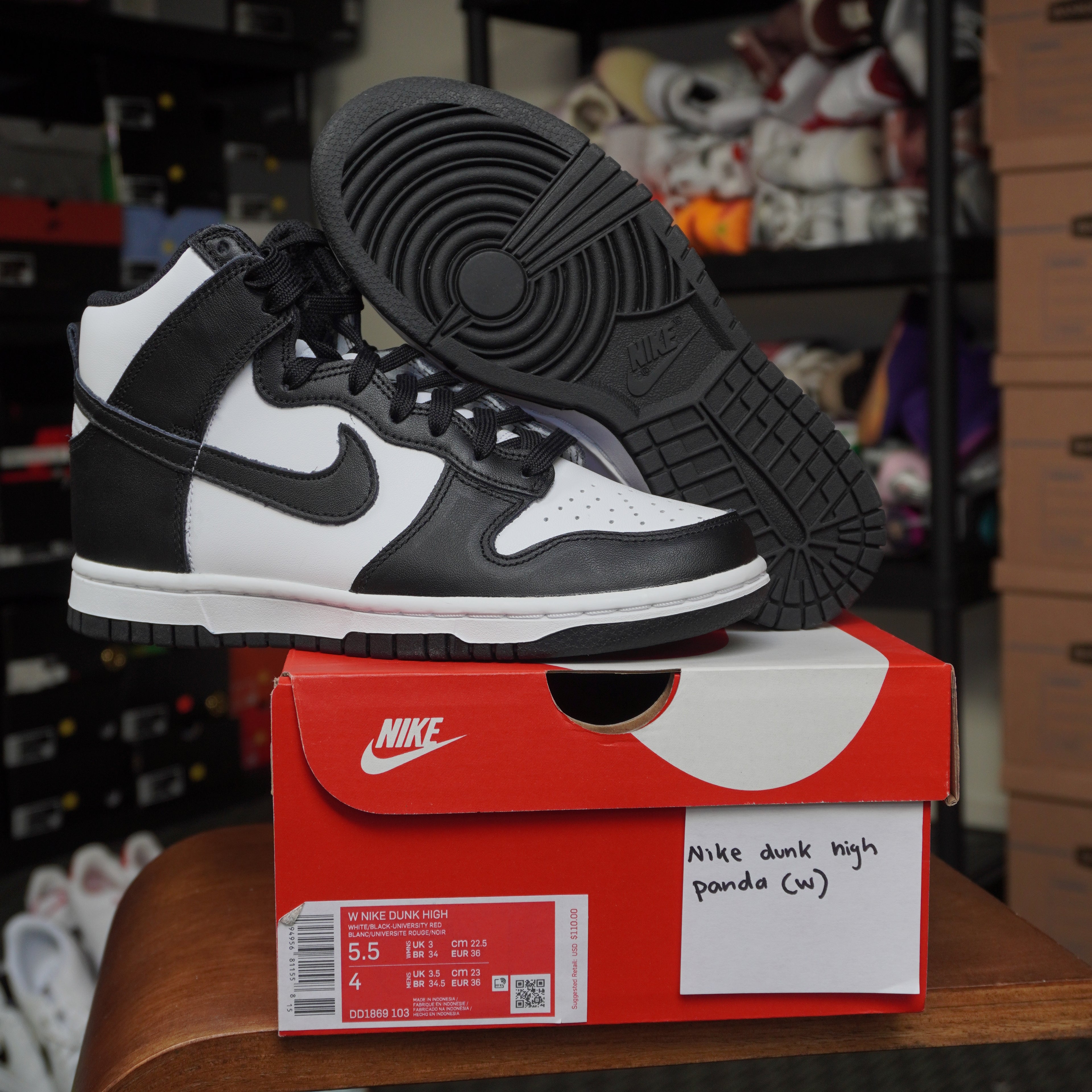 Nike Dunk High Panda (2021) (Women's)