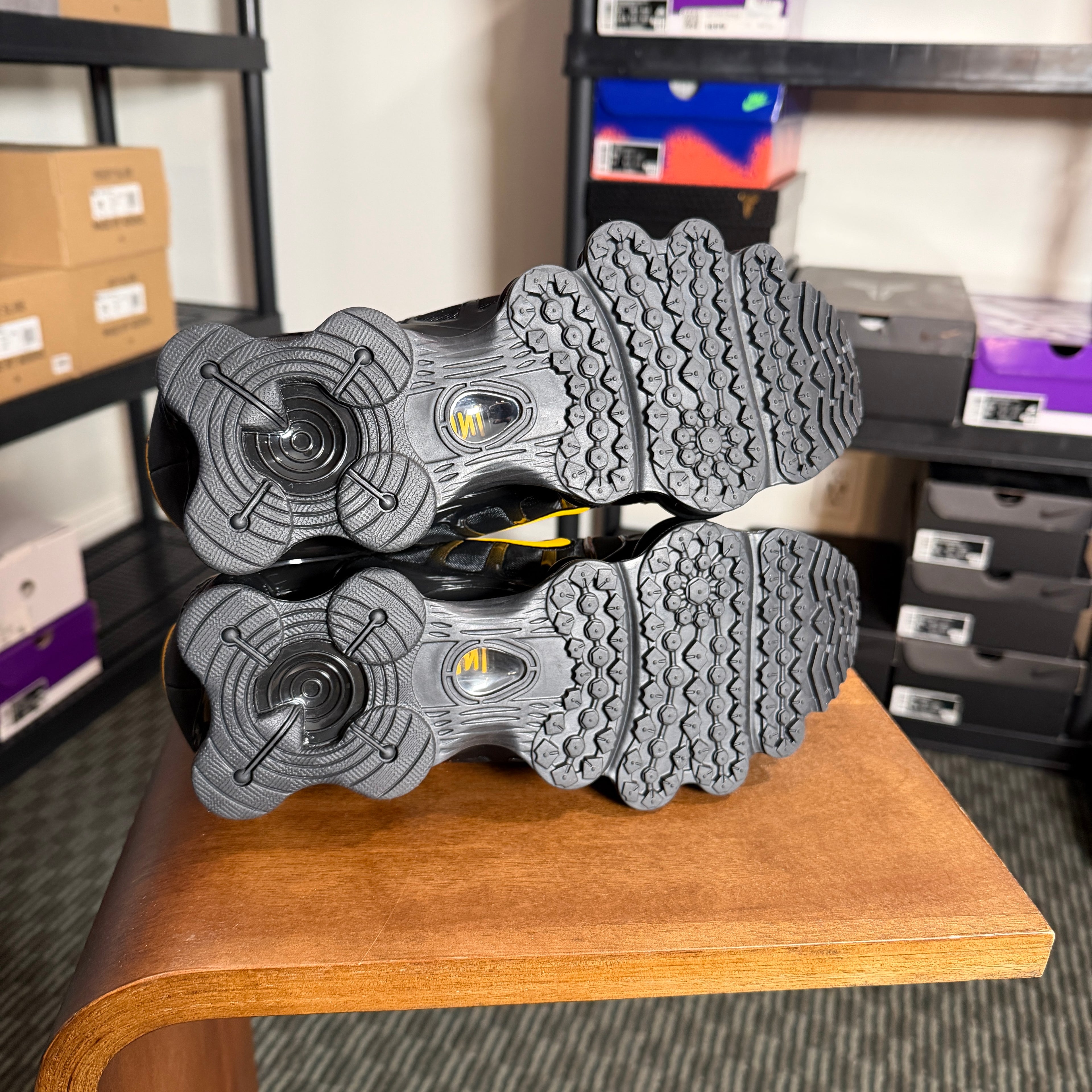 Nike Shox TL Black University Gold