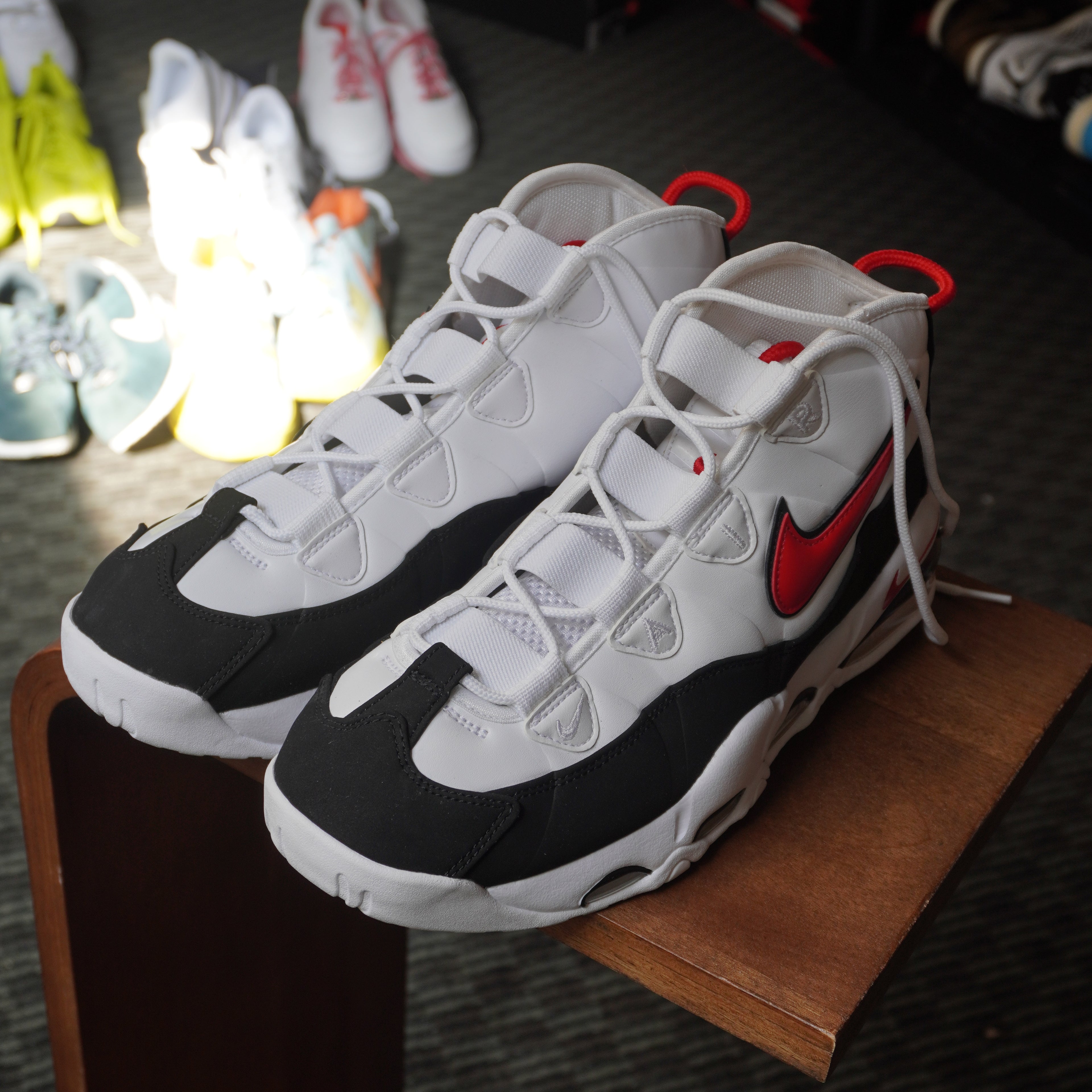 Nike Air Max Uptempo 95 White Red Black