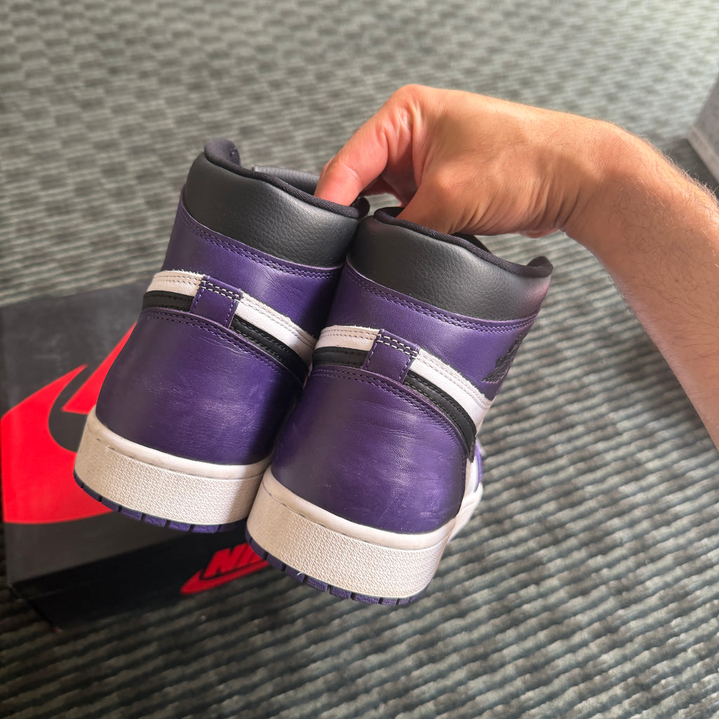 Jordan 1 Retro High Court Purple White