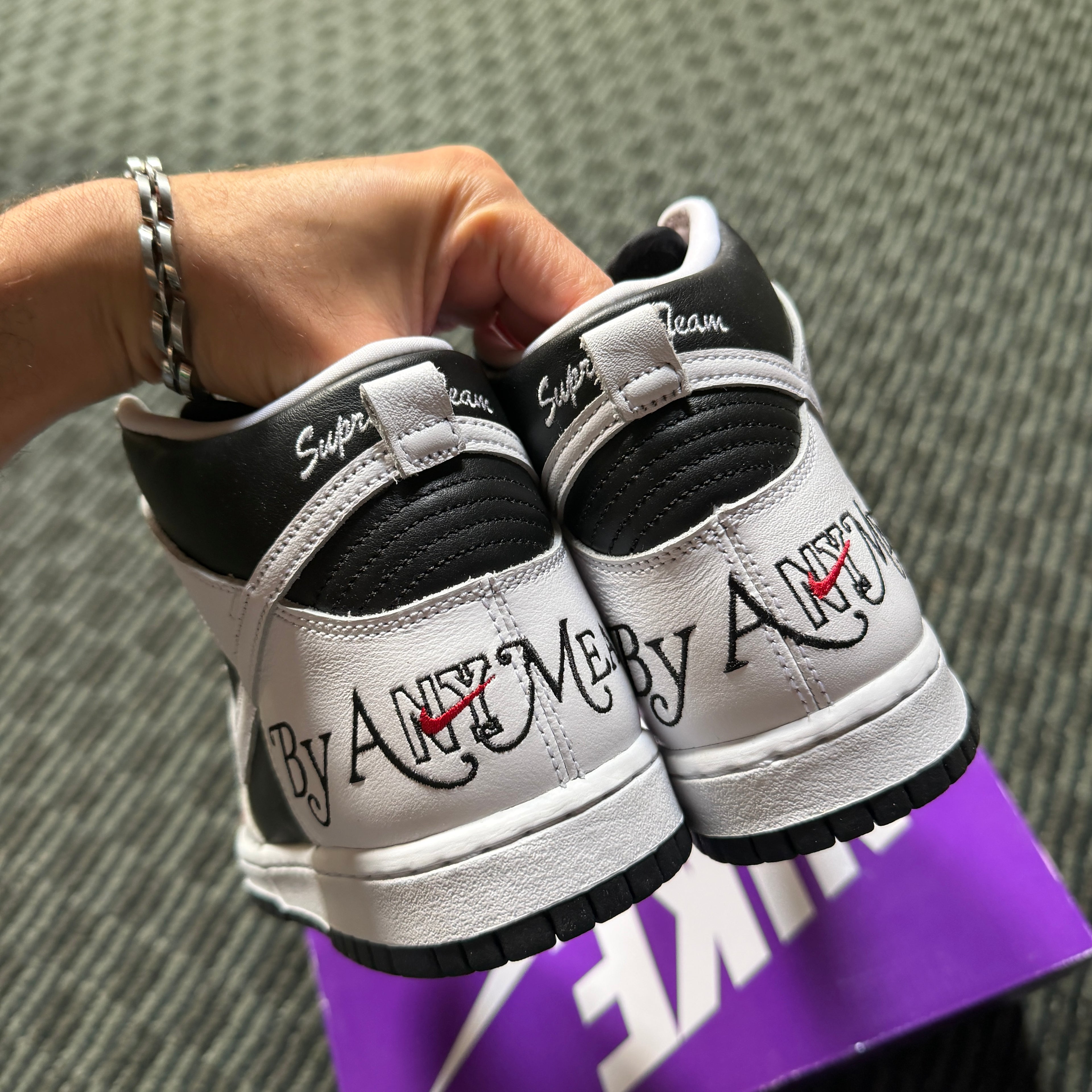 Nike SB Dunk High Supreme By Any Means Black