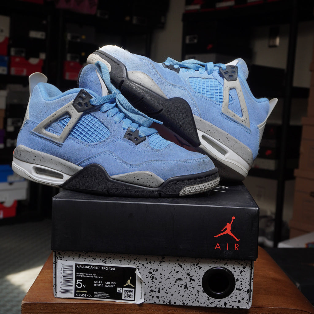 Jordan 4 Retro University Blue (GS)